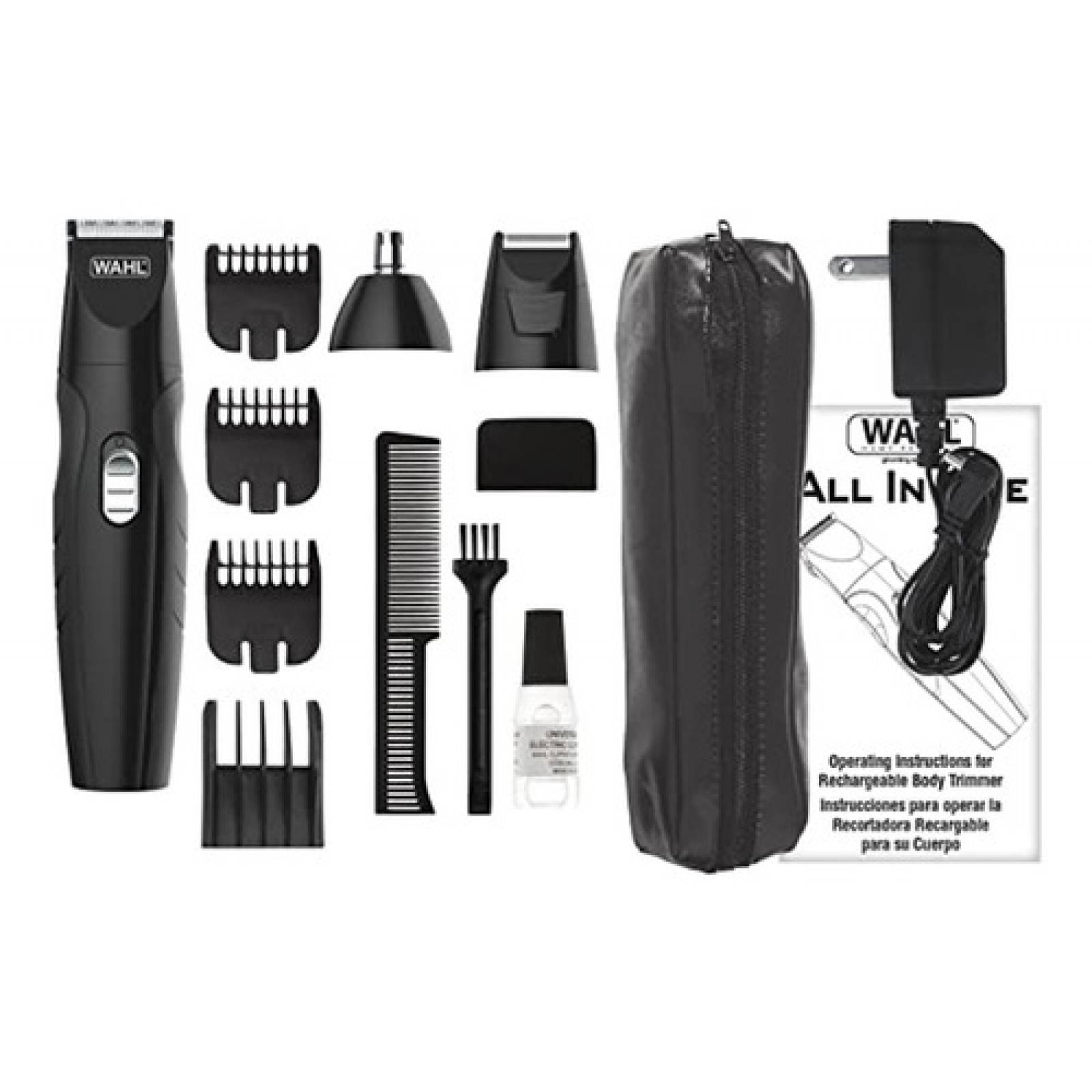 Kit Maquina Rasuradora Wahl Recargable All In One 14 Pzs
