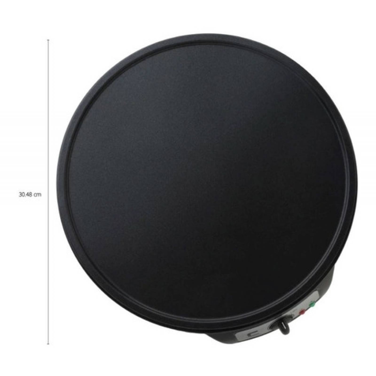 Crepera Eléctrica Chefman Antiadherente 12pul Sartén Redondo