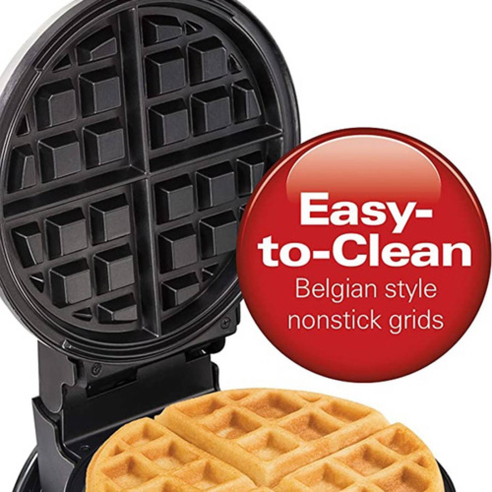 Waflera Tipo Belga Hamilton Beach Giratoria Acero Inoxidable