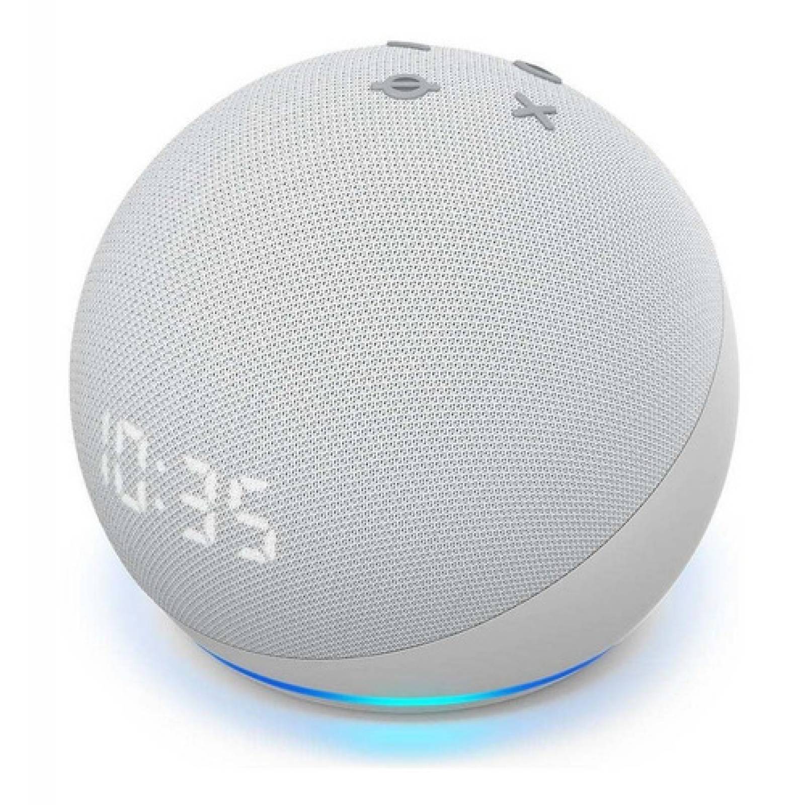 Bocina Inteligente Con Reloj Amazon Echo Dot 4th Gen Alexa