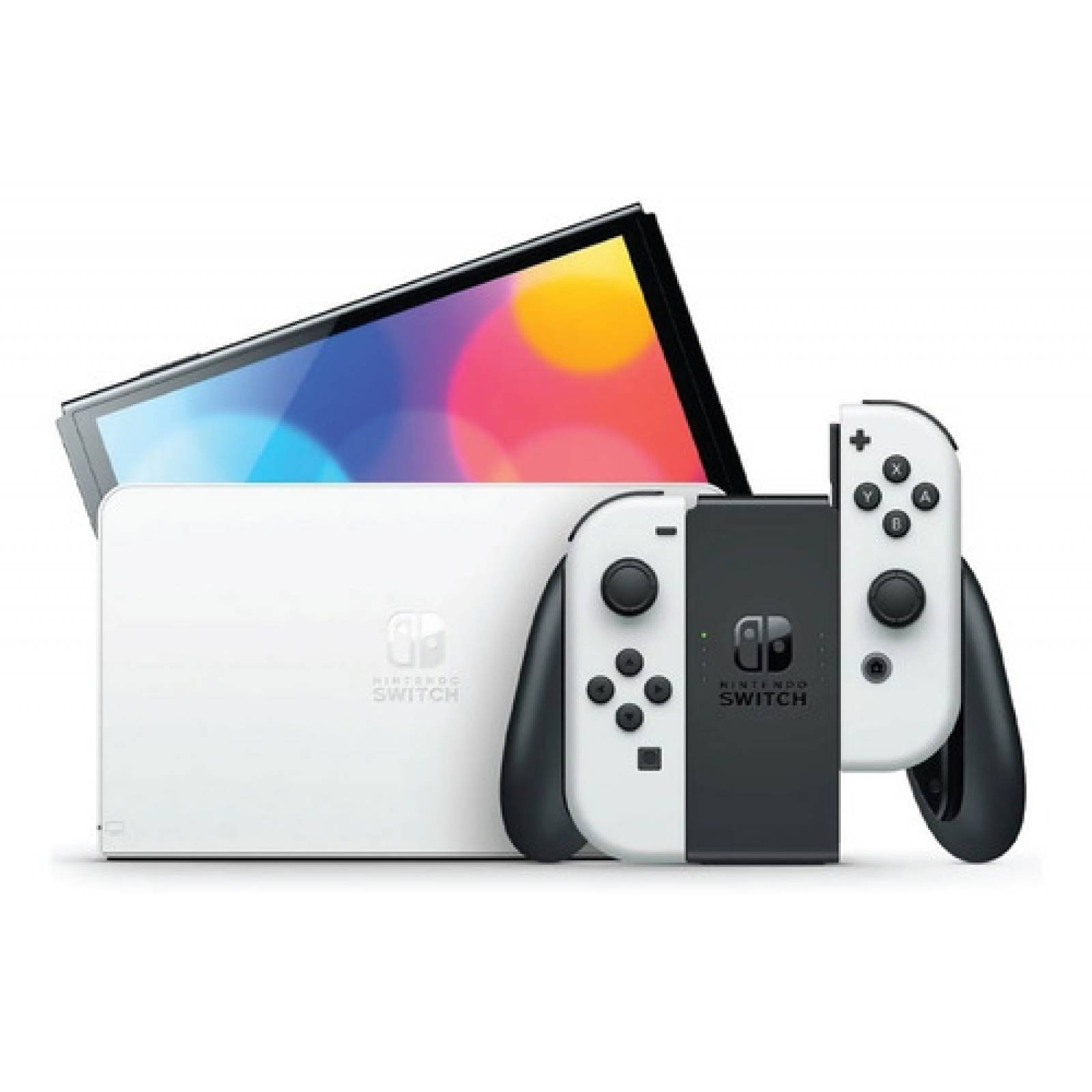 Consola Nintendo Switch Oled Modelo White Set 64 Gb