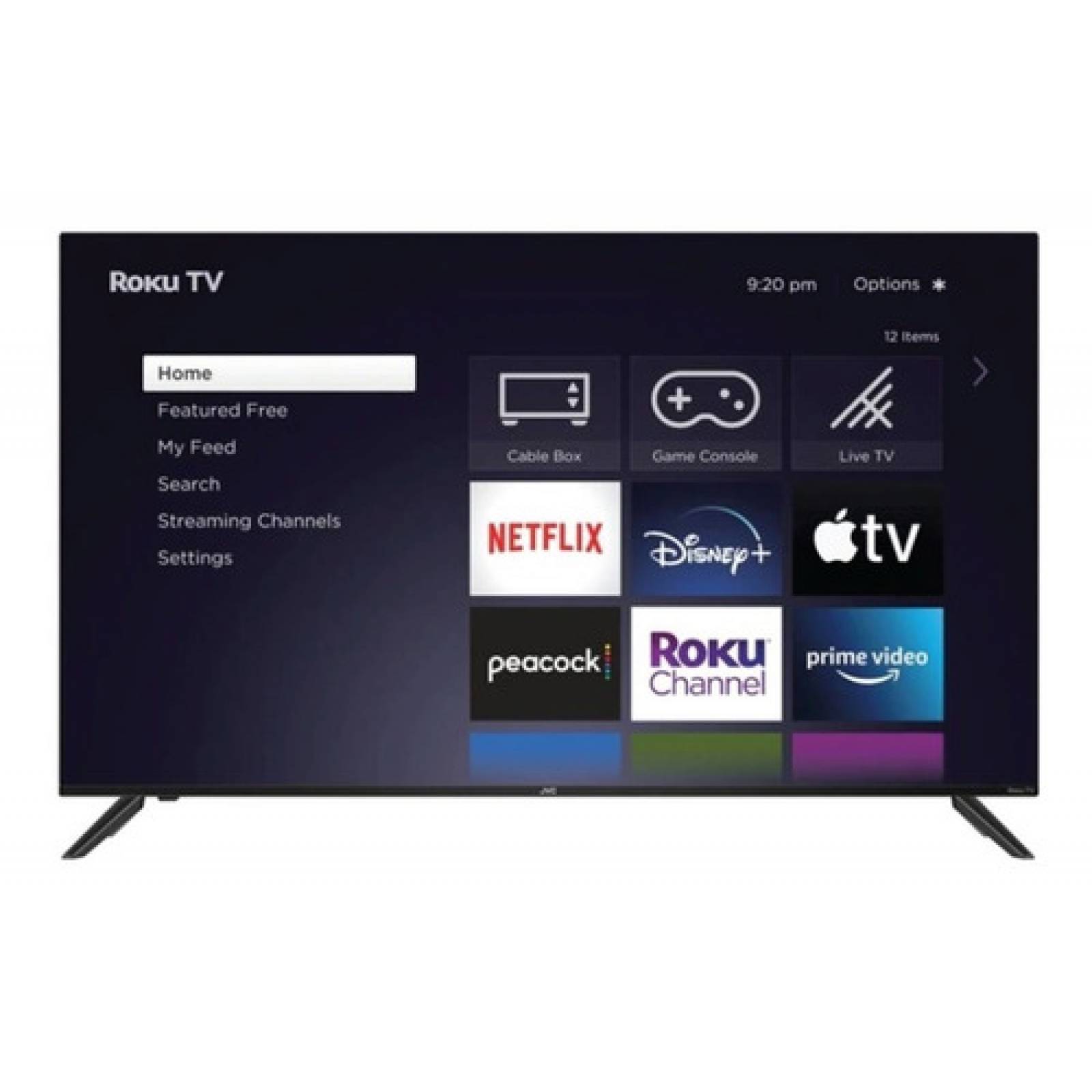 Smart Tv 55 Pulgadas Jvc Pantalla Led 4k Roku Tv Usb Hdmi