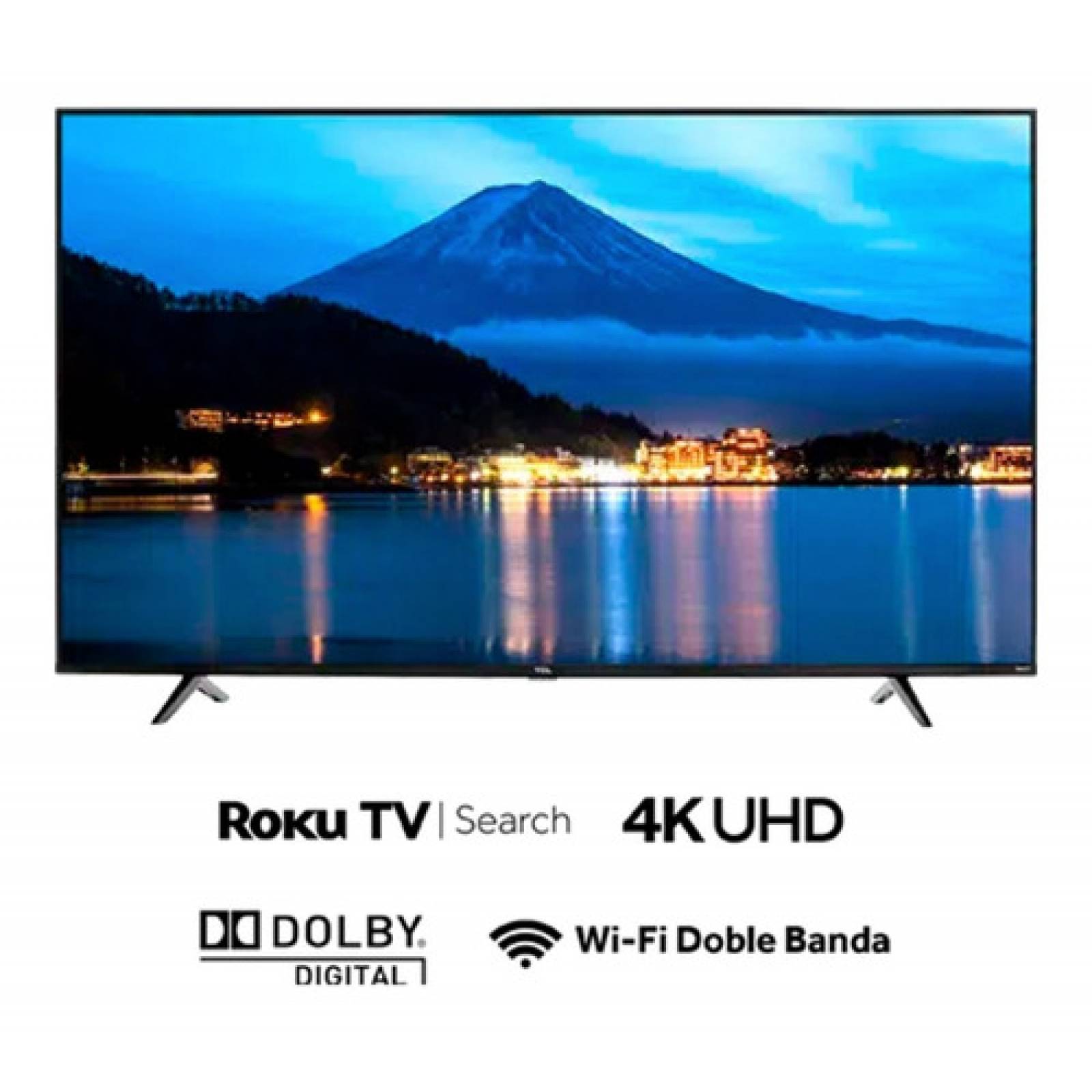 Smart Tv Tcl 43 Pulgadas Pantalla 4k Uhd Hdr Roku Tv