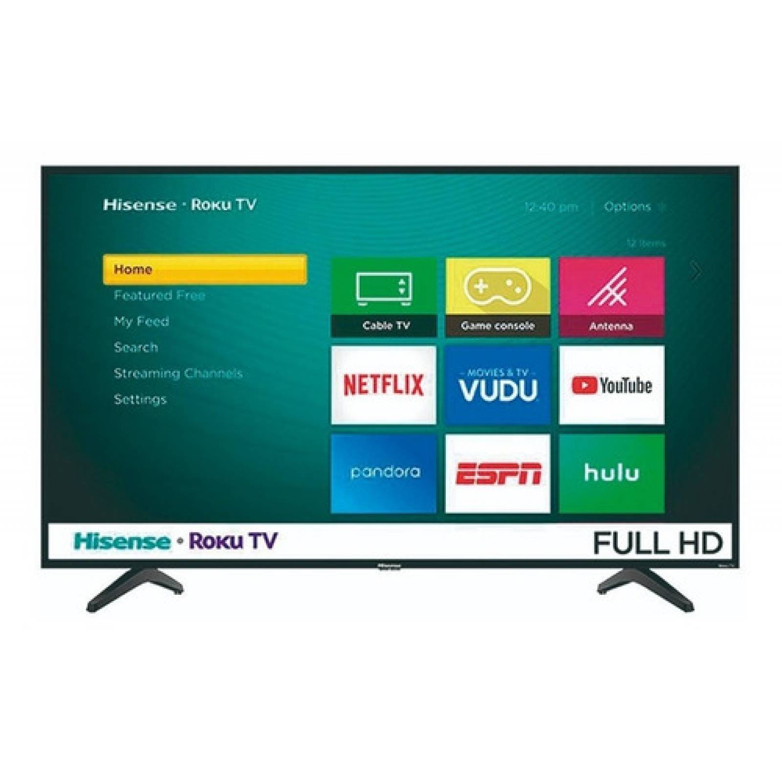 Pantalla Smart Tv Hisense 40 Pulgadas Led Con Roku Y Netflix