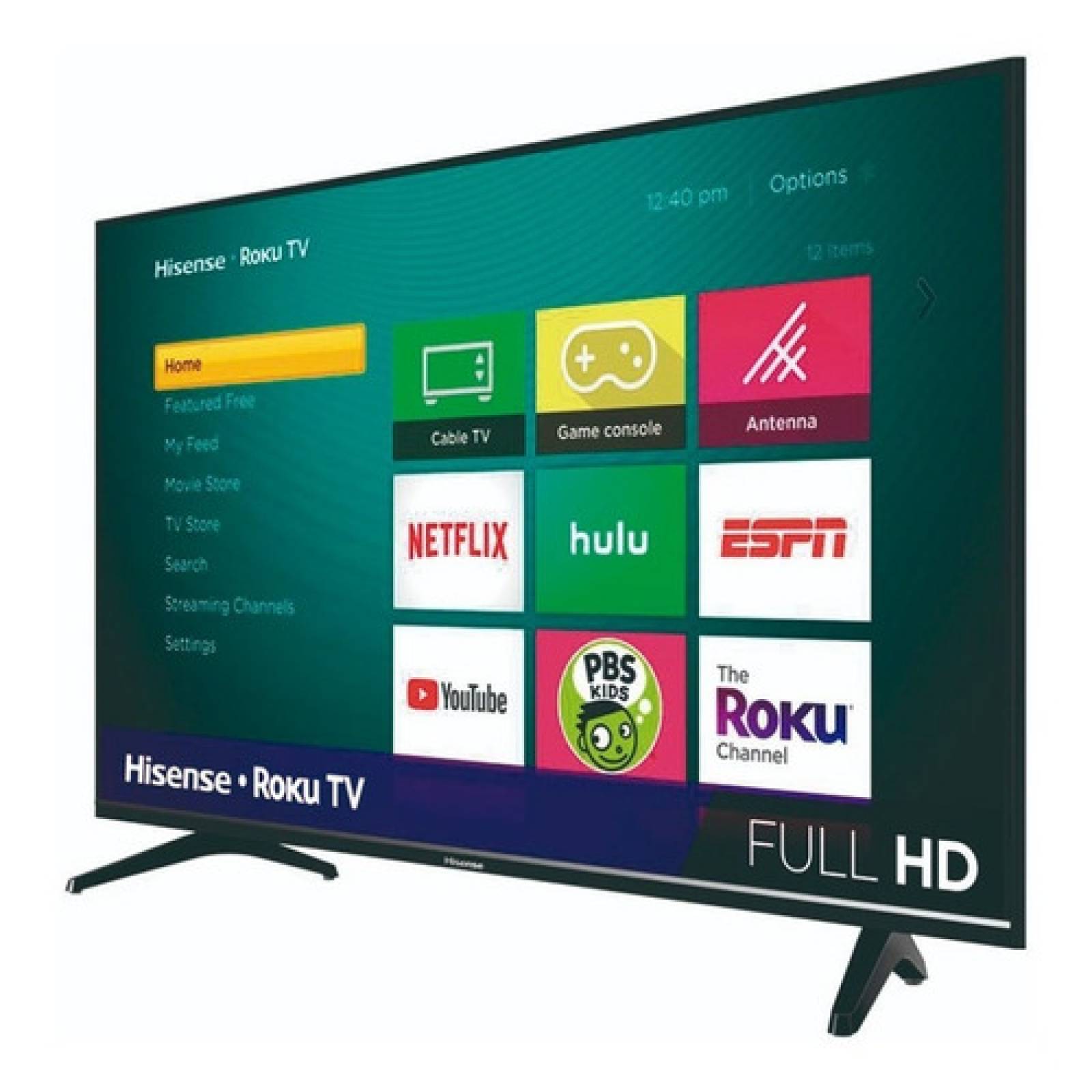 Pantalla Smart Tv Hisense 40 Pulgadas Led Con Roku Y Netflix