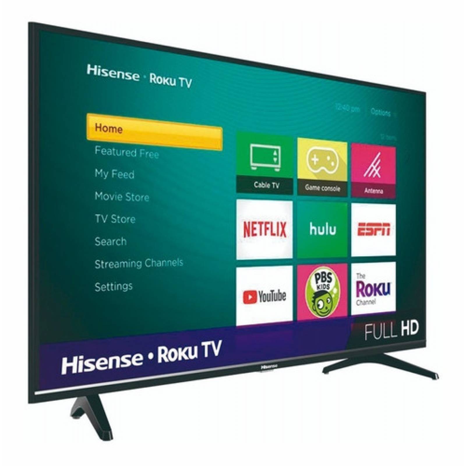 Pantalla Smart Tv Hisense 40 Pulgadas Led Con Roku Y Netflix