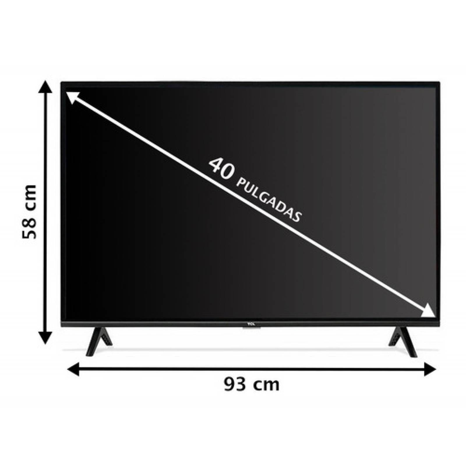 Pantalla Smart Tv Hisense 40 Pulgadas Led Con Roku Y Netflix