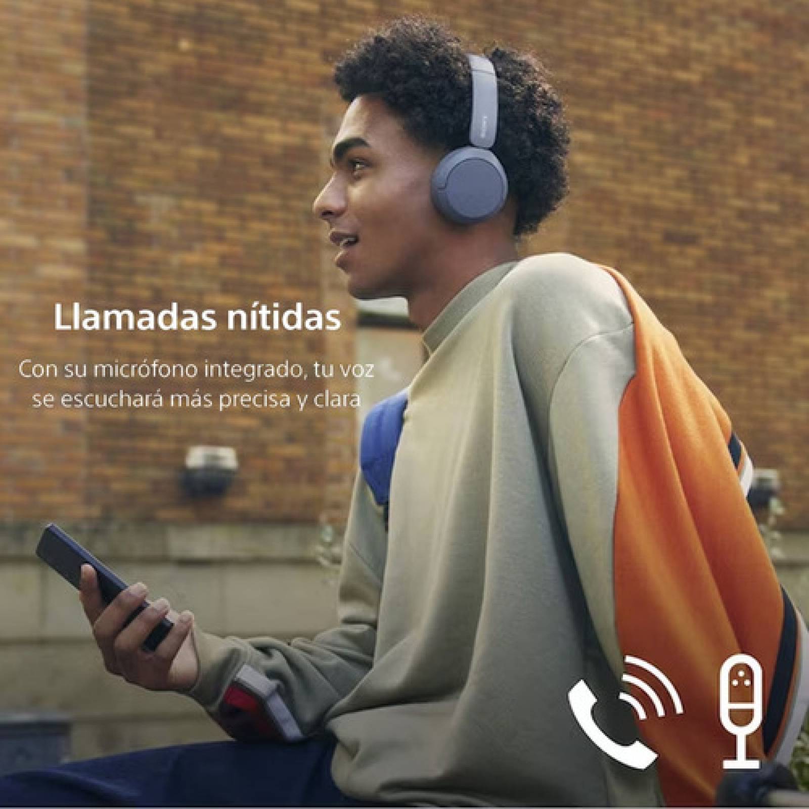 Audífonos De Diadema Inalámbricos Sony Bluetooth Azul