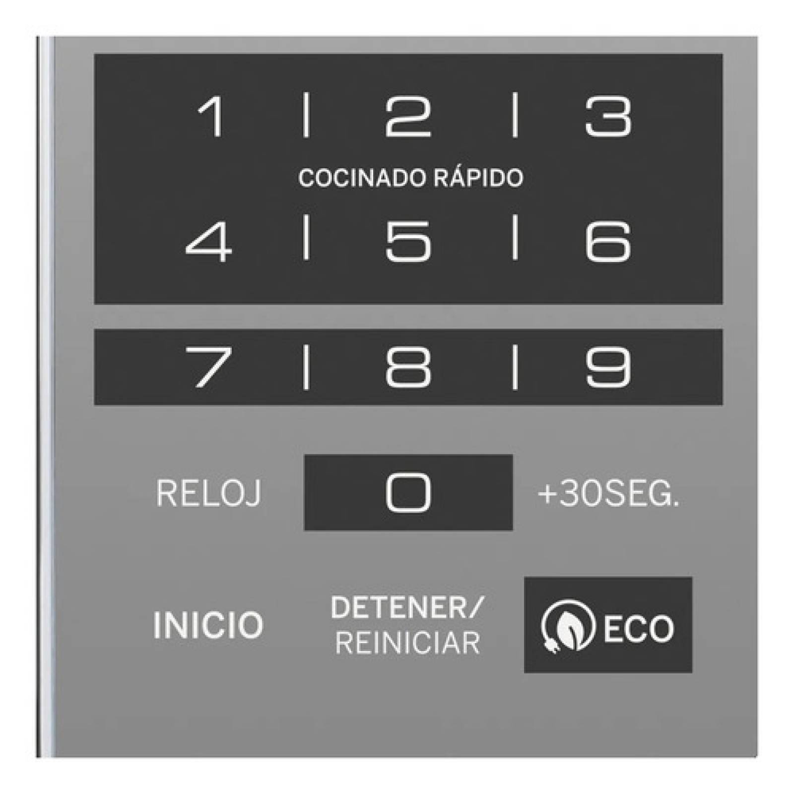 Horno De Microondas Ge 0 9 Pies Cúbicos Efecto Espejo 120v