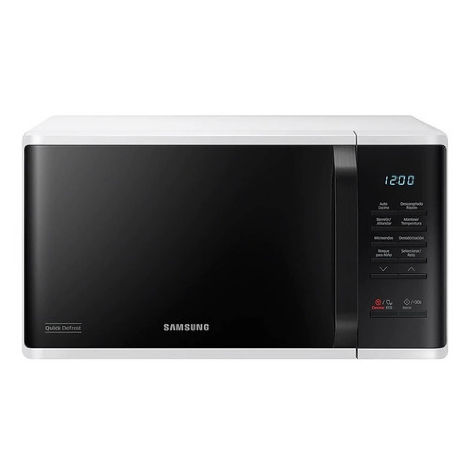 Horno De Microondas Samsung 0 8 Pies Cúbicos Quick Defrost 