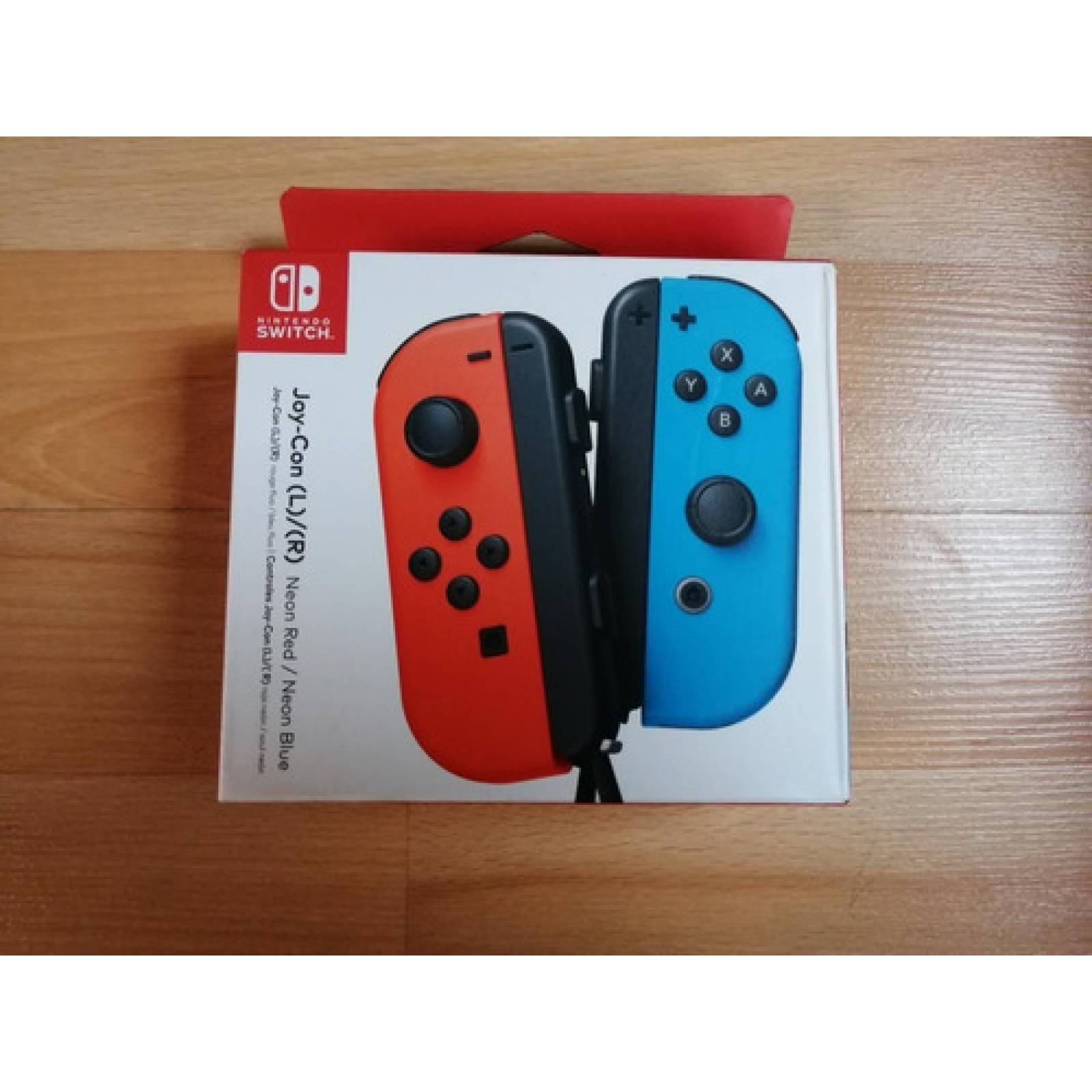 Set De Control Nintendo Switch Joy con Rojo Neón Y Azul Neón