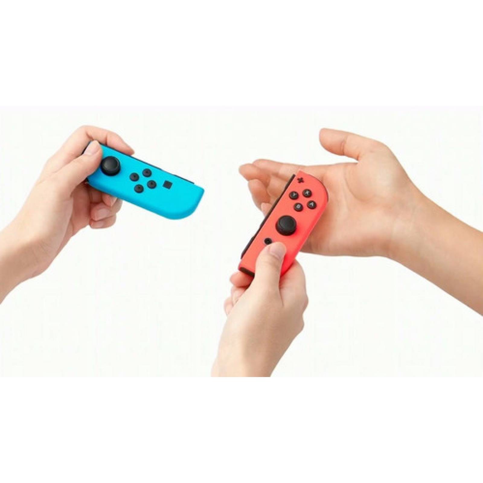 Set De Control Nintendo Switch Joy con Rojo Neón Y Azul Neón