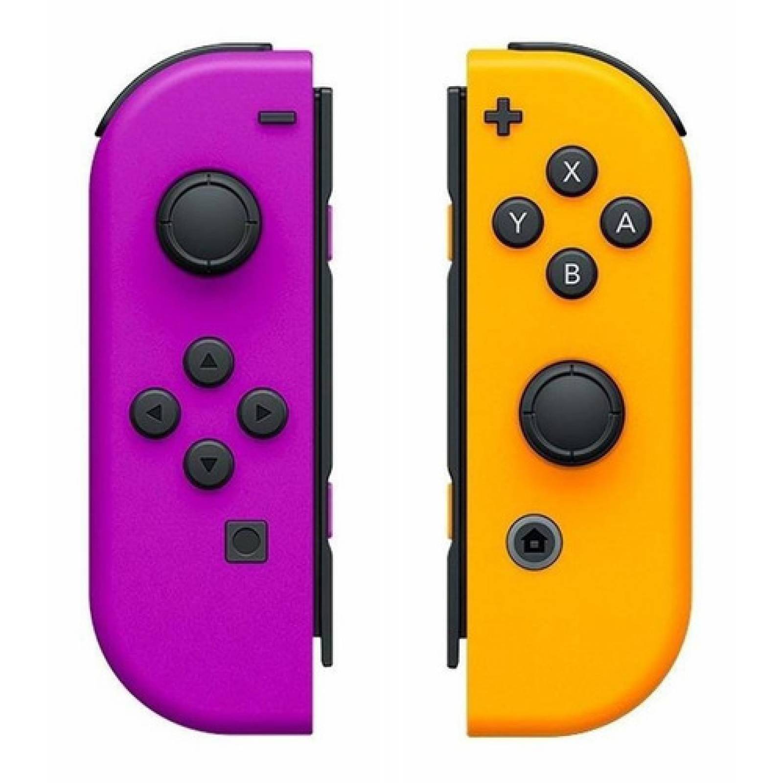 Set De Control Nintendo Switch Joy con Morado Y Naranja Neón