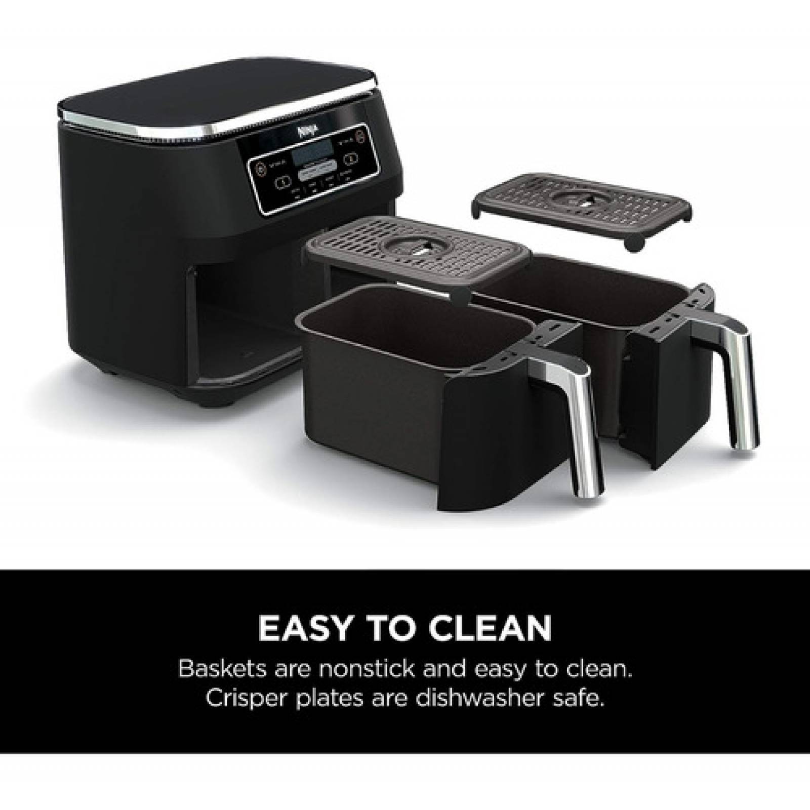 Freidora De Aire Ninja Foodi Dz100wm  4 En 1 Capacidad De 8l REACONDICIONADO TIPO A