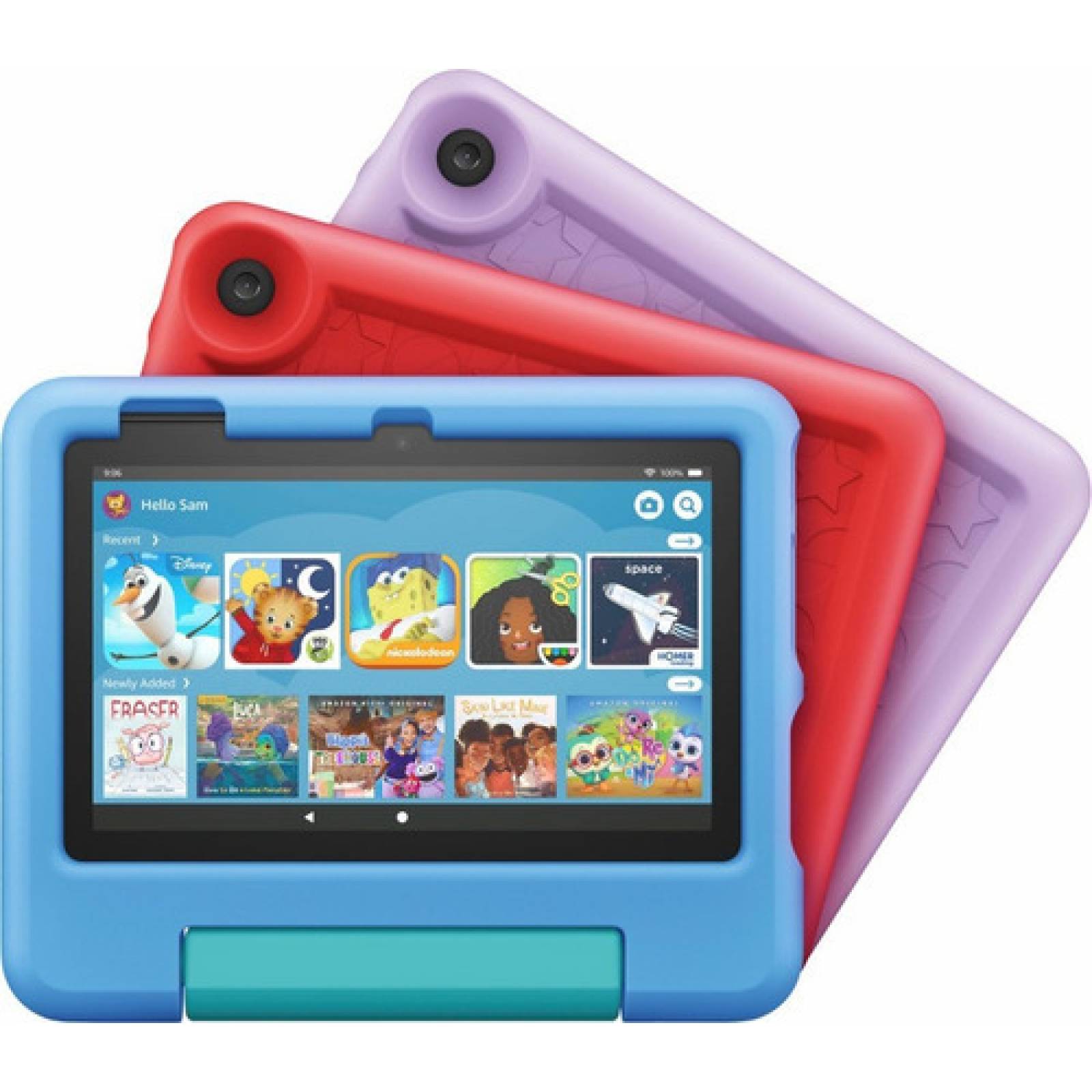 Tablet Amazon Fire Kids 7 Pul Wifi 16gb Edad 3 7 Años Morado
