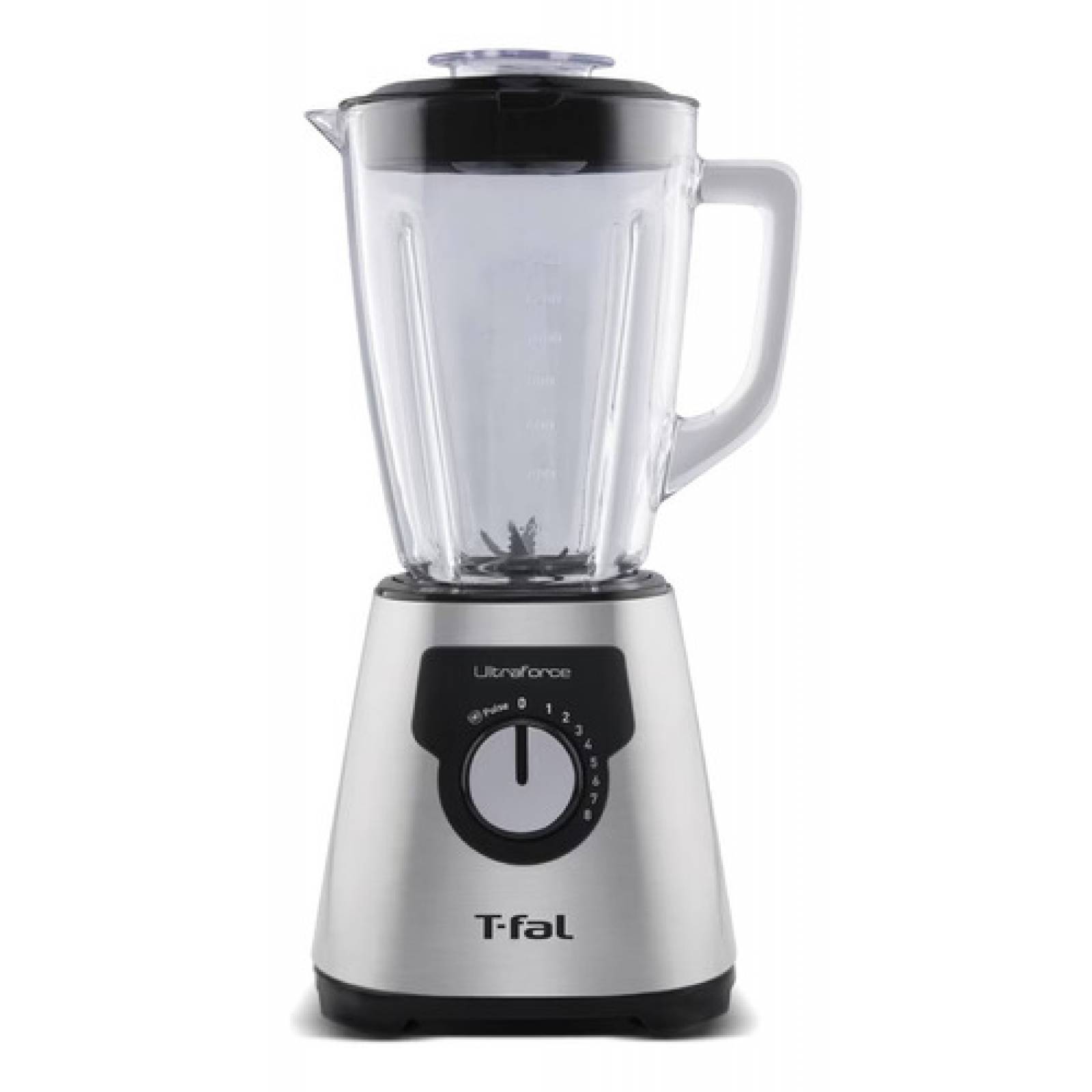 Licuadora T fal Ultraforce 8 Vel 550 W Negro Vaso De Vidrio
