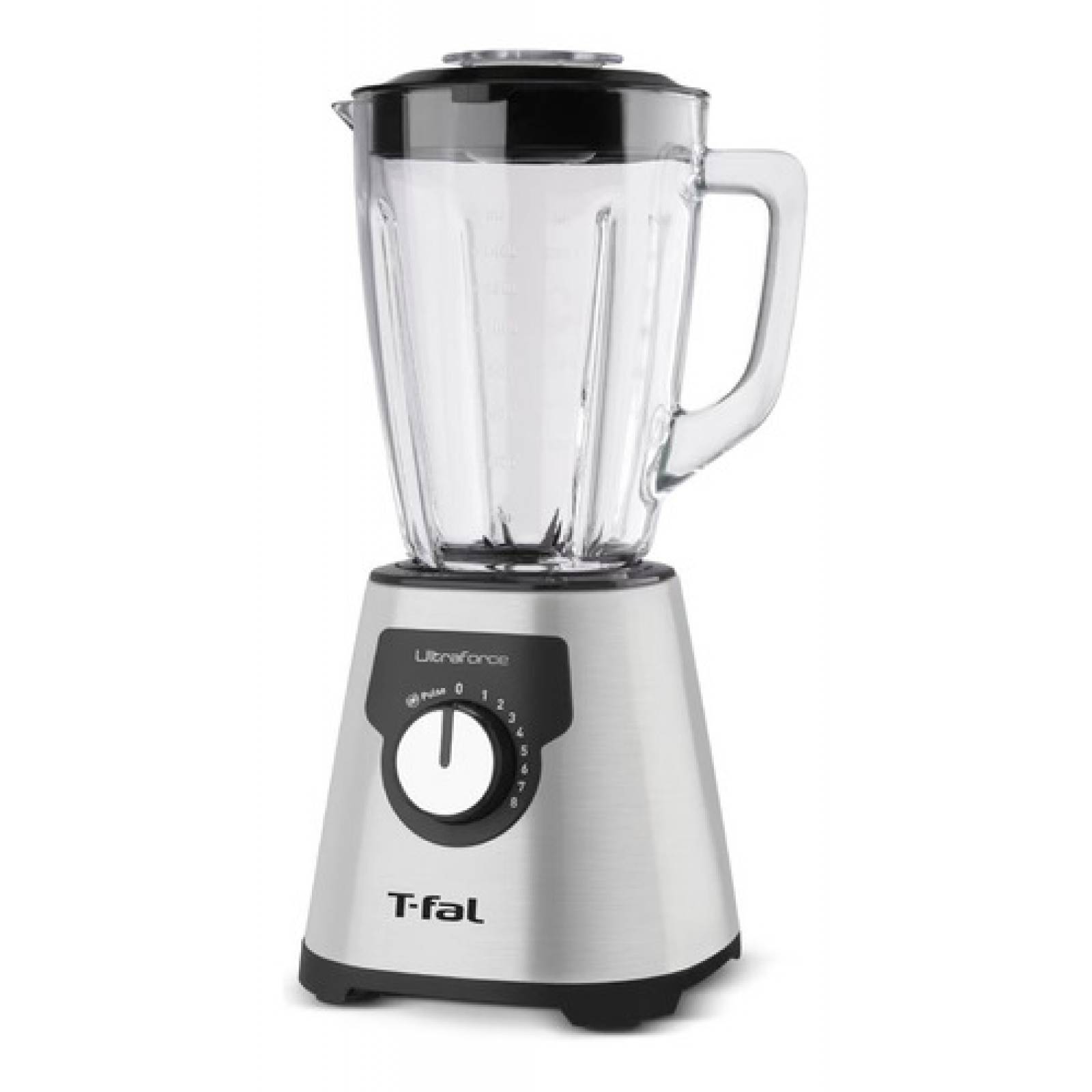 Licuadora T fal Ultraforce 8 Vel 550 W Negro Vaso De Vidrio