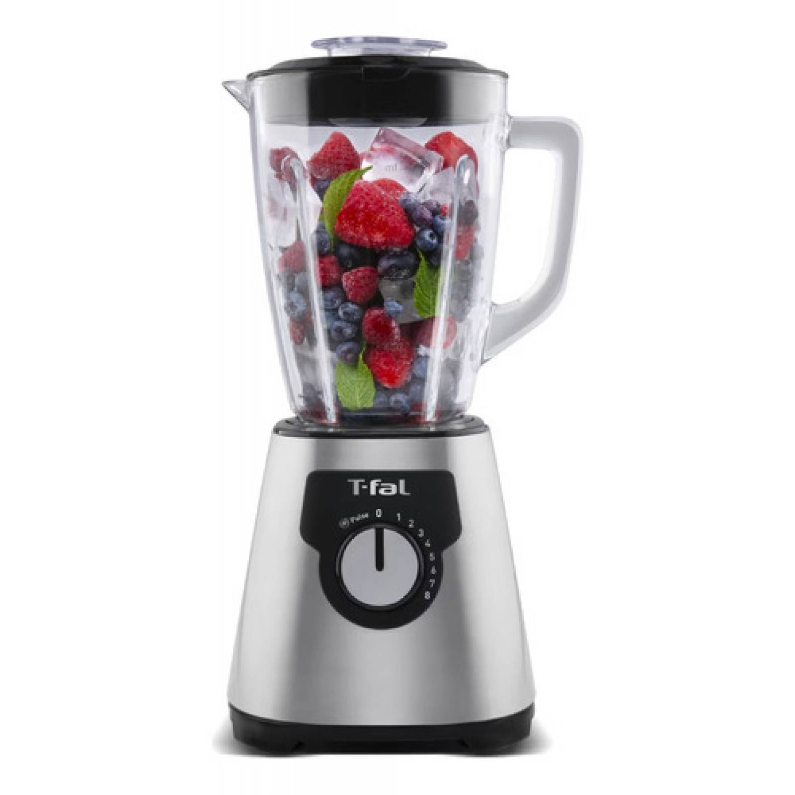 Licuadora T fal Ultraforce 8 Vel 550 W Negro Vaso De Vidrio
