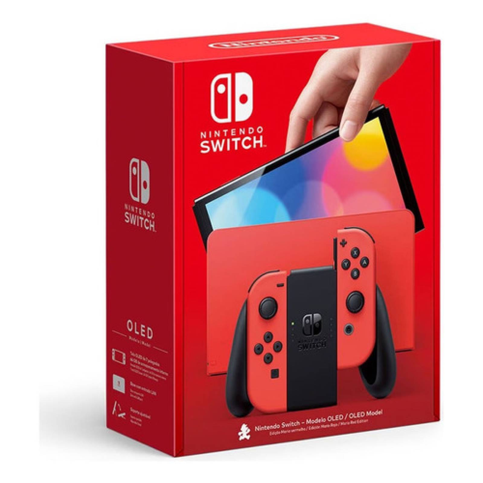 Consola Nintendo Switch Oled Edición Mario Red 64 Gb