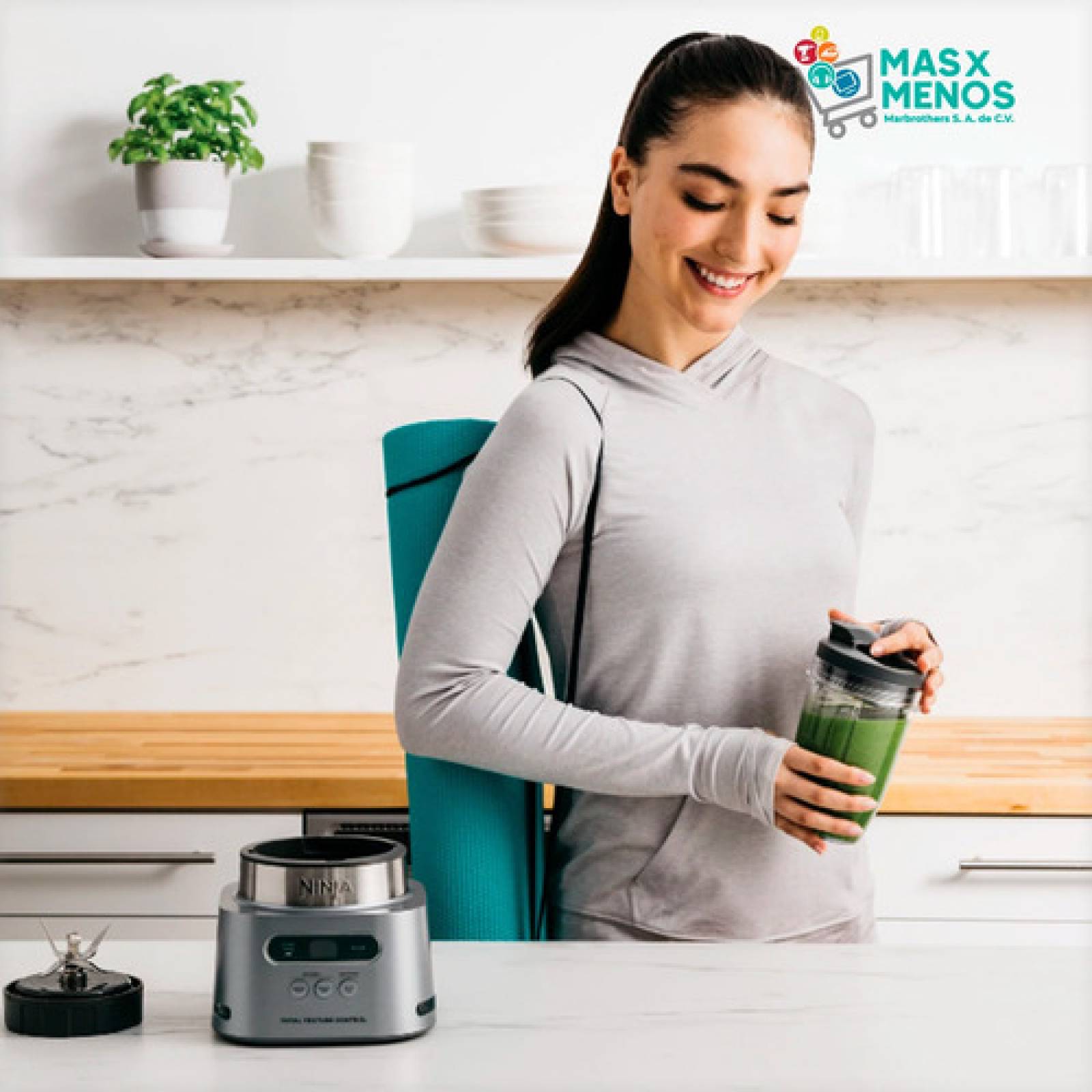 Licuadora Ninja Twisti High speed Blender Duo Ss150 34 Fl Oz