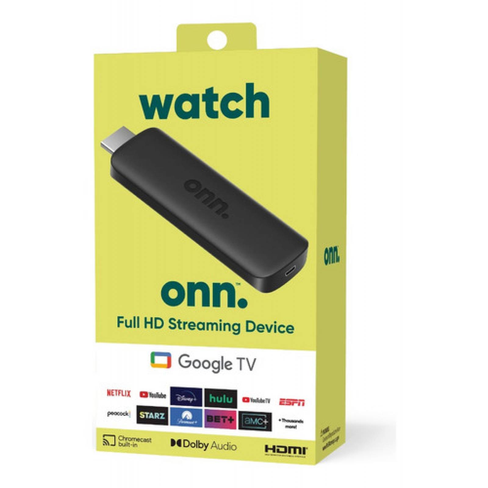 Tv Stick Onn Fhd Streaming Stick 36233631 8gb 1 5gb Ram