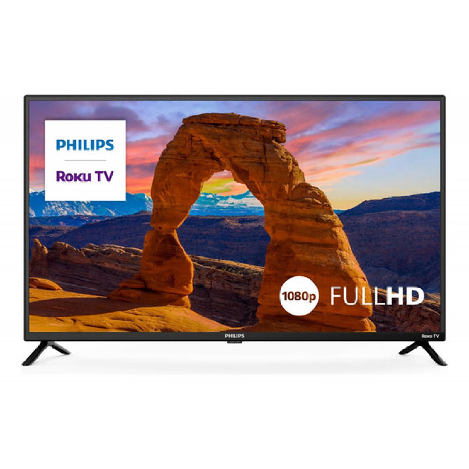 Smart Tv 40pul Philips Pantalla Led Fhd Roku Tv 40PFL6533 F7 REACONDICIONADO TIPO A