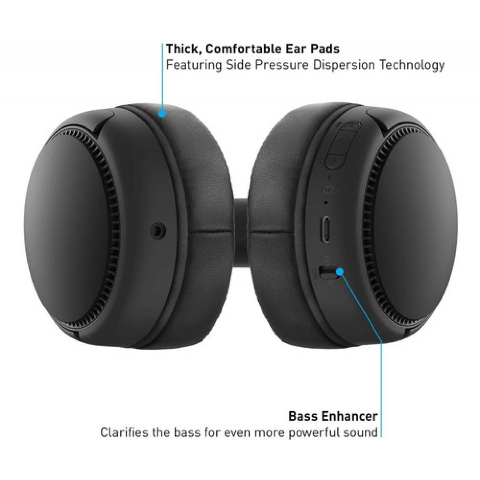 Audífonos Diadema Inalámbricos Panasonic Bluetooth Xbs Deep