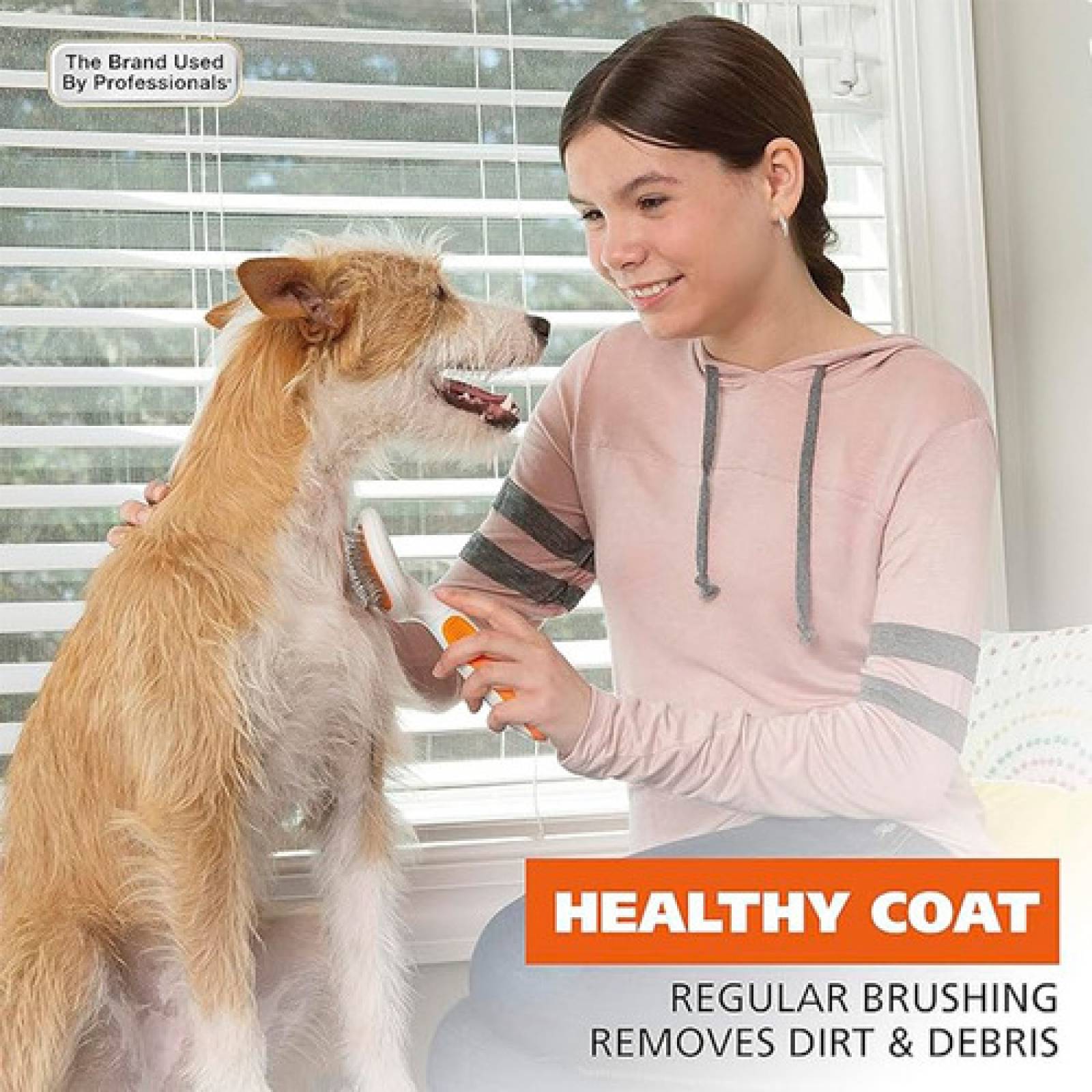 Cepillo Para Mascotas Wahl Mango Ergonomico Protege La Piel