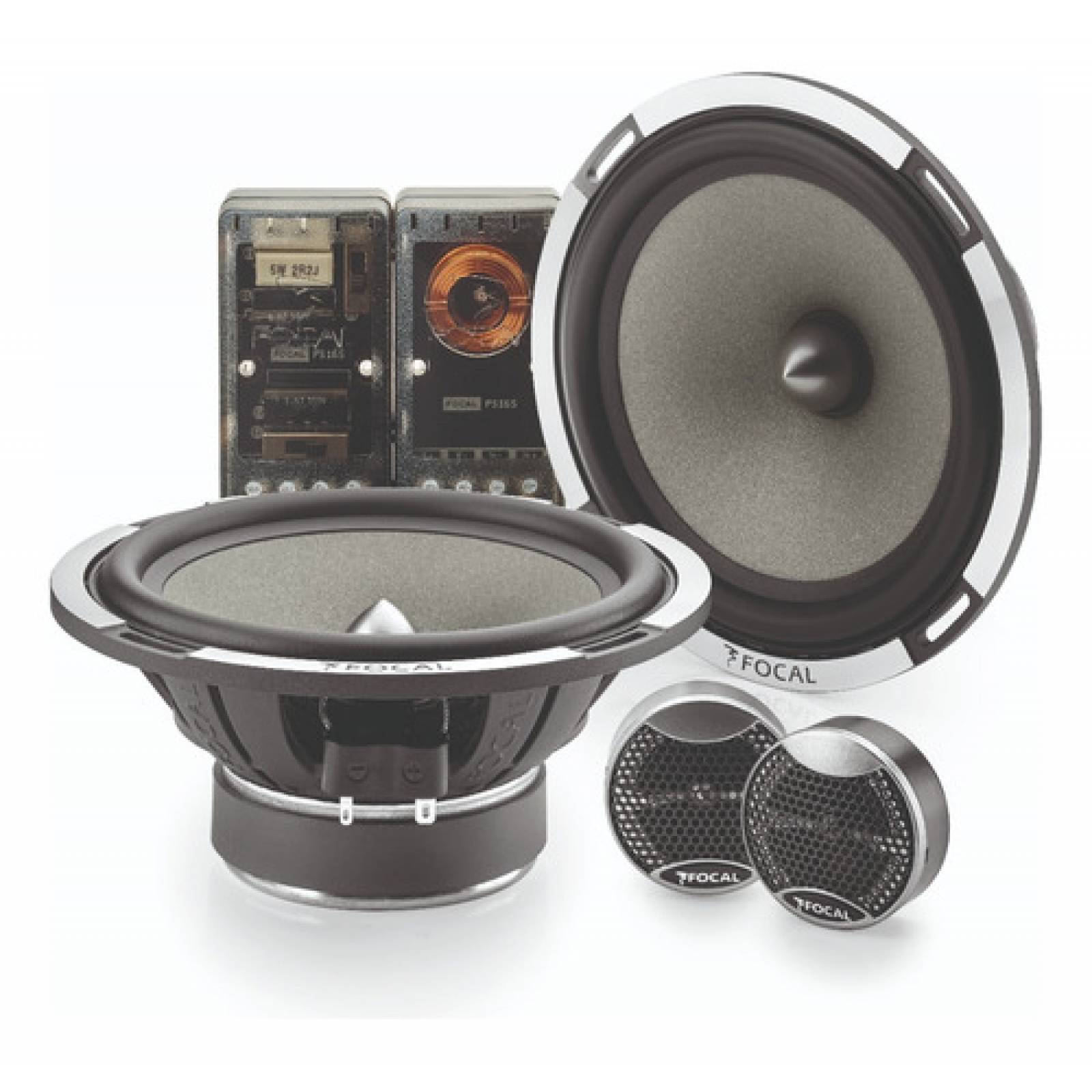 Set De Medios Focal PS 165V1 6 5 2 Vias 80w Rms 160w Max