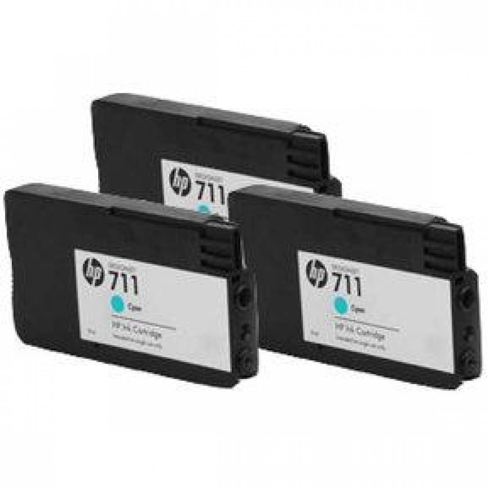 CARTUCHO HP 711 CYAN 29ML 3PACK (CZ134A) 