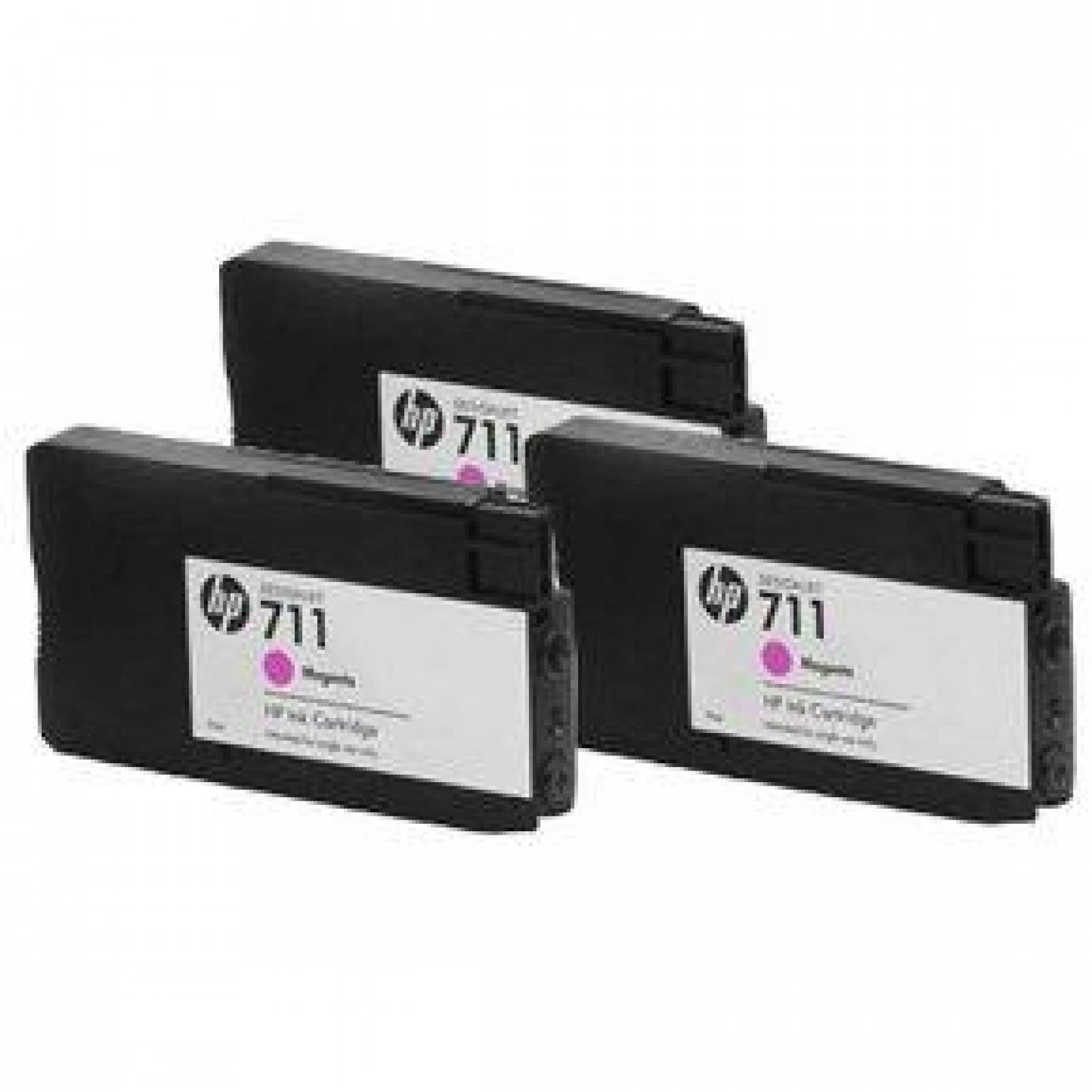 CARTUCHO HP 711 MAGENTA 29ML 3PACK (CZ135A) 