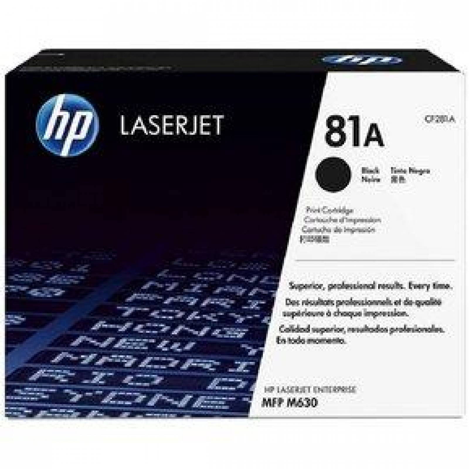TONER HP 81A BLACK LASERJET TONER CARTRIDGE CF281A 
