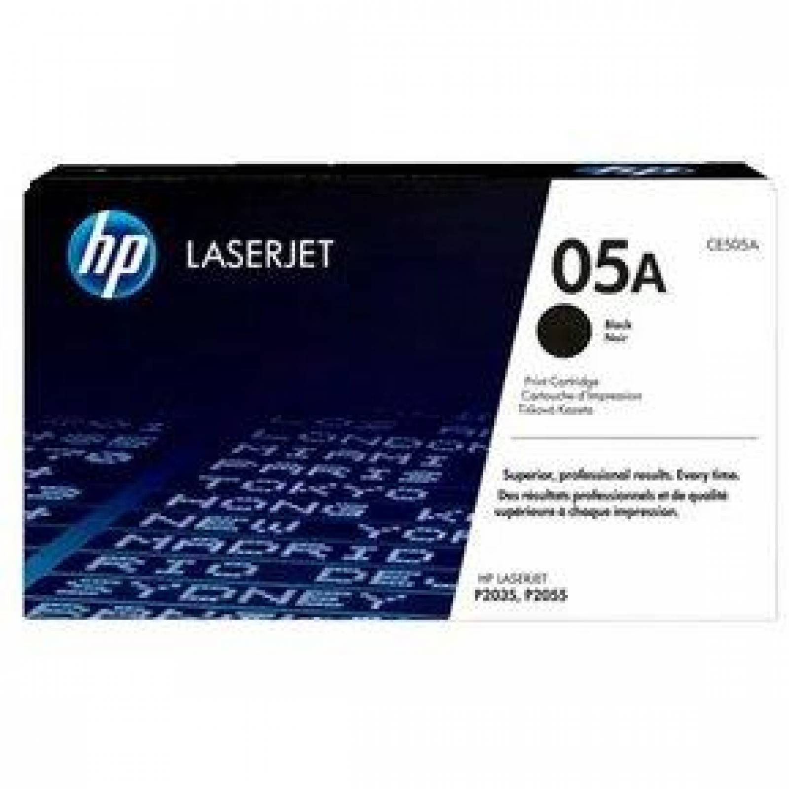 TONER HP 05A NEGRO 2300PAG CE505A
