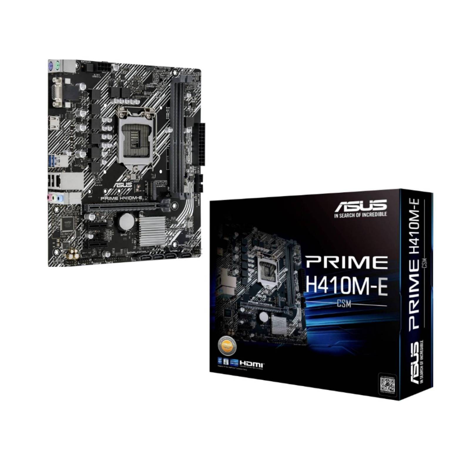 Tarjeta Madre Asus Prime H410m-E Matx Lga 1200 10th Ddr4/Hdmi (Prime H410m-E)