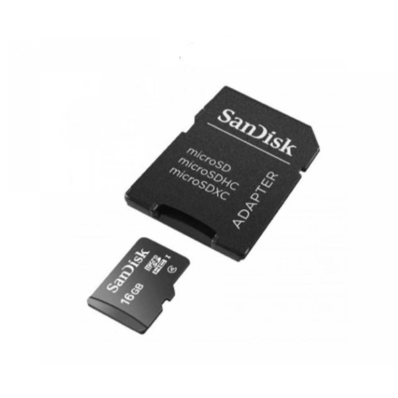 MEMORIA MICRO SDHC SANDISK 16GB (SDSDQM-016G-B35A) S 