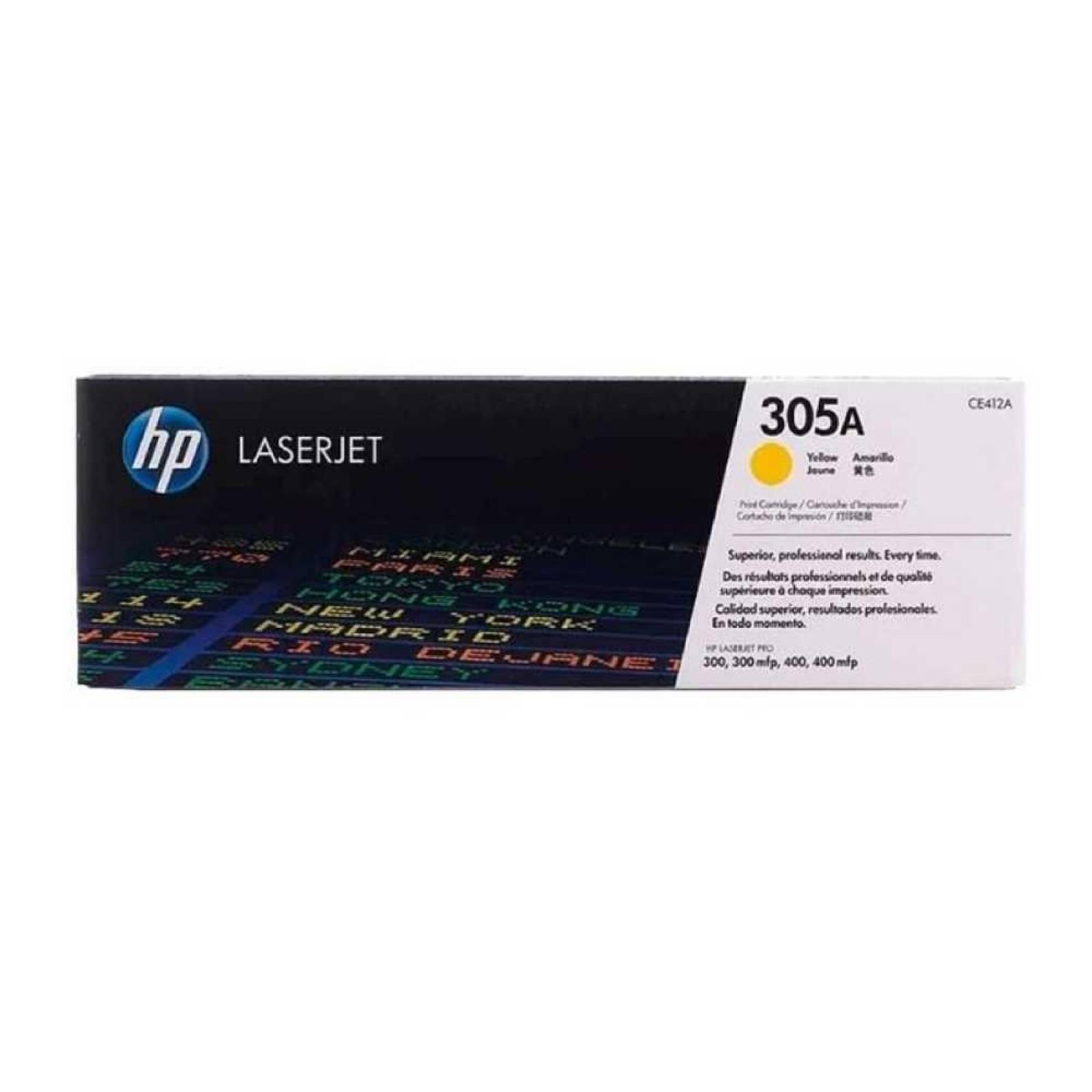 TONER HP 305A AMARILLO 2600PAG (CE412A)