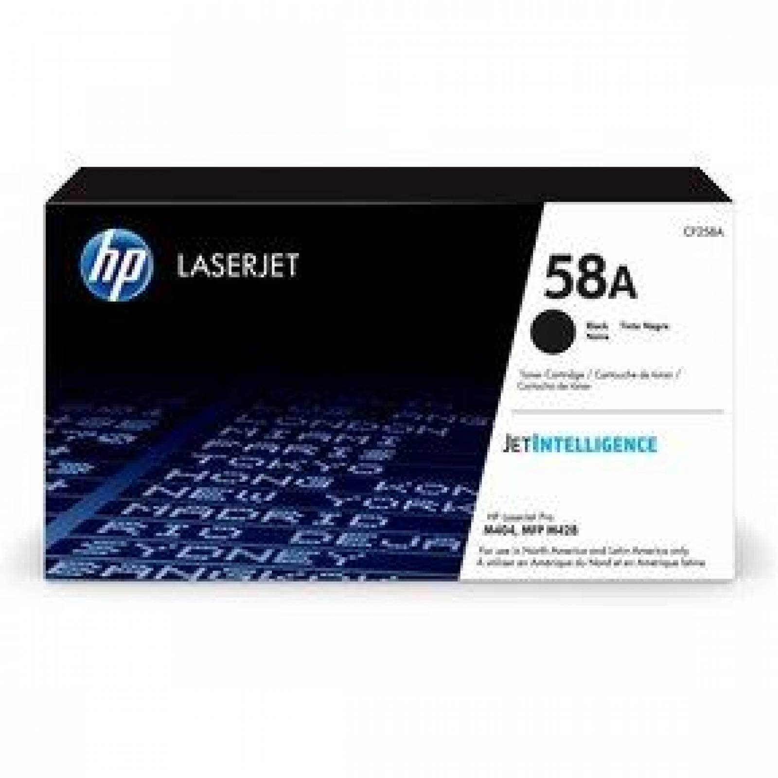TONER HP 58A NEGRO 3000PAG CF258A 