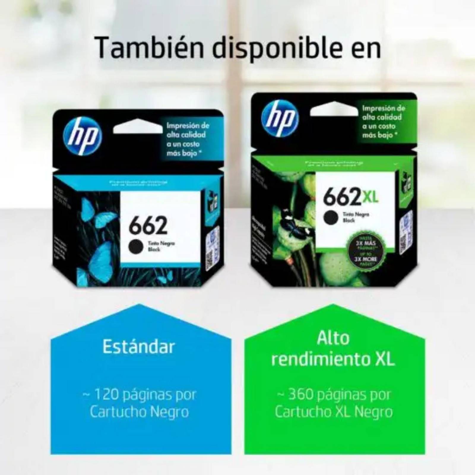CARTUCHO HP 662XL NEGRO 360PAG (CZ105AL) A 