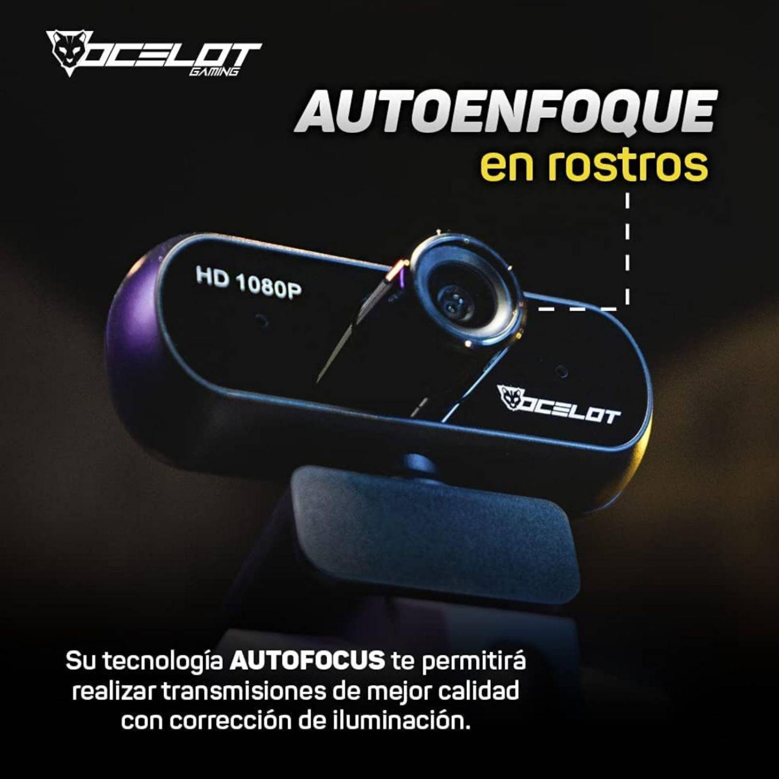 Cámara Web Ocelot OGW-01 Para Stream Full Hd 1080p 