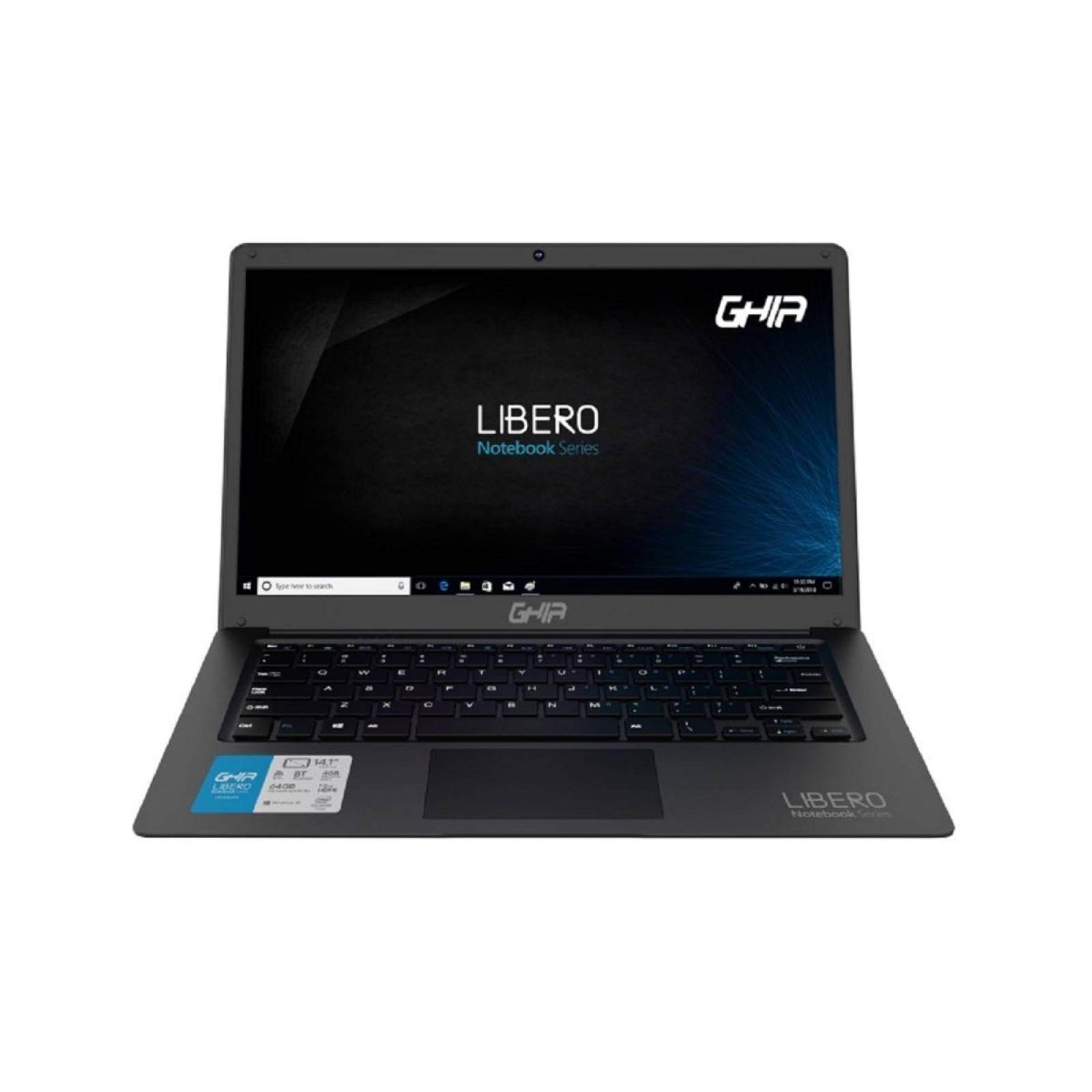 Notebook GHIA Libero LH514CP Intel Celeron J3355 4GB 128 GB eMMC 14.1" Windows 10 Pro 