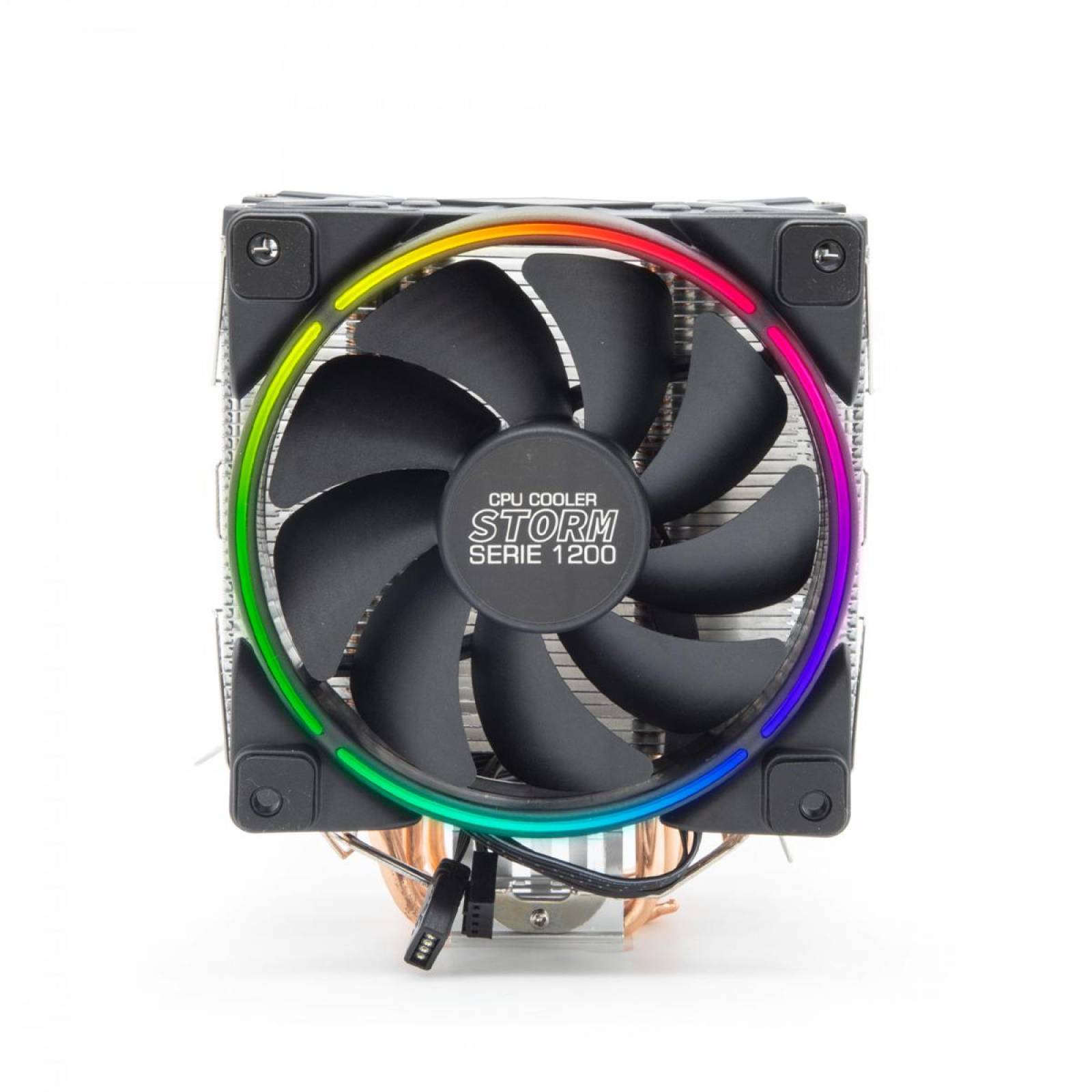Ventilador Yeyian Gamer Typhoon Serie 1200 Rgb 120mm P/Gabinete 