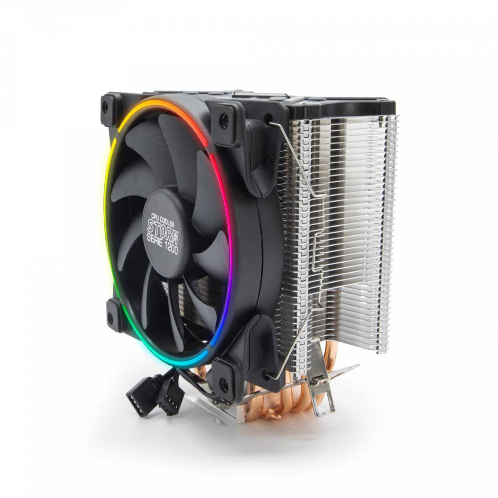 Ventilador Yeyian Gamer Typhoon Serie 1200 Rgb 120mm P/Gabinete 