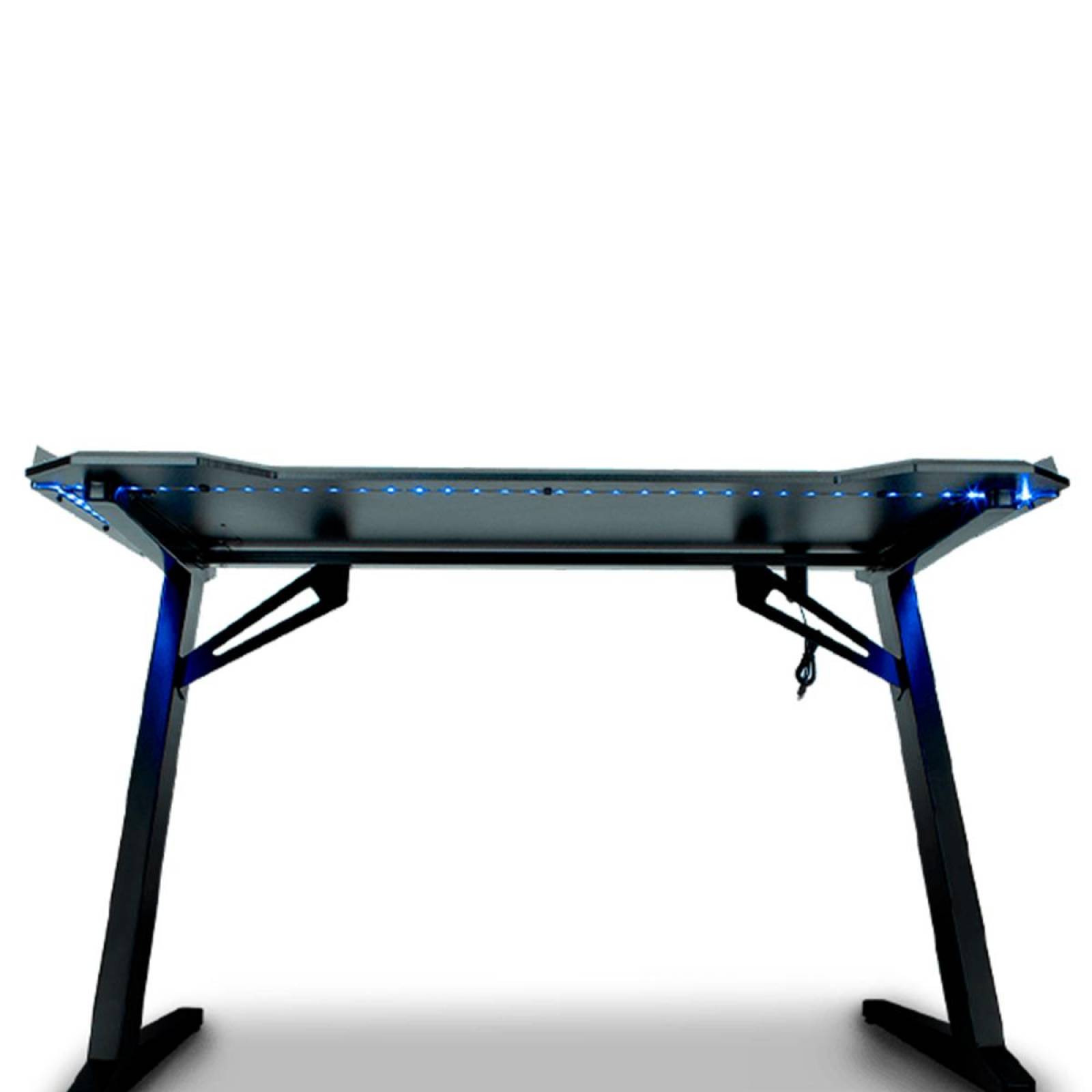 Escritorio Yeyian Gamer Lokii Rgb/Hub/Cargador Inalambrico/Acero/NEGRO 