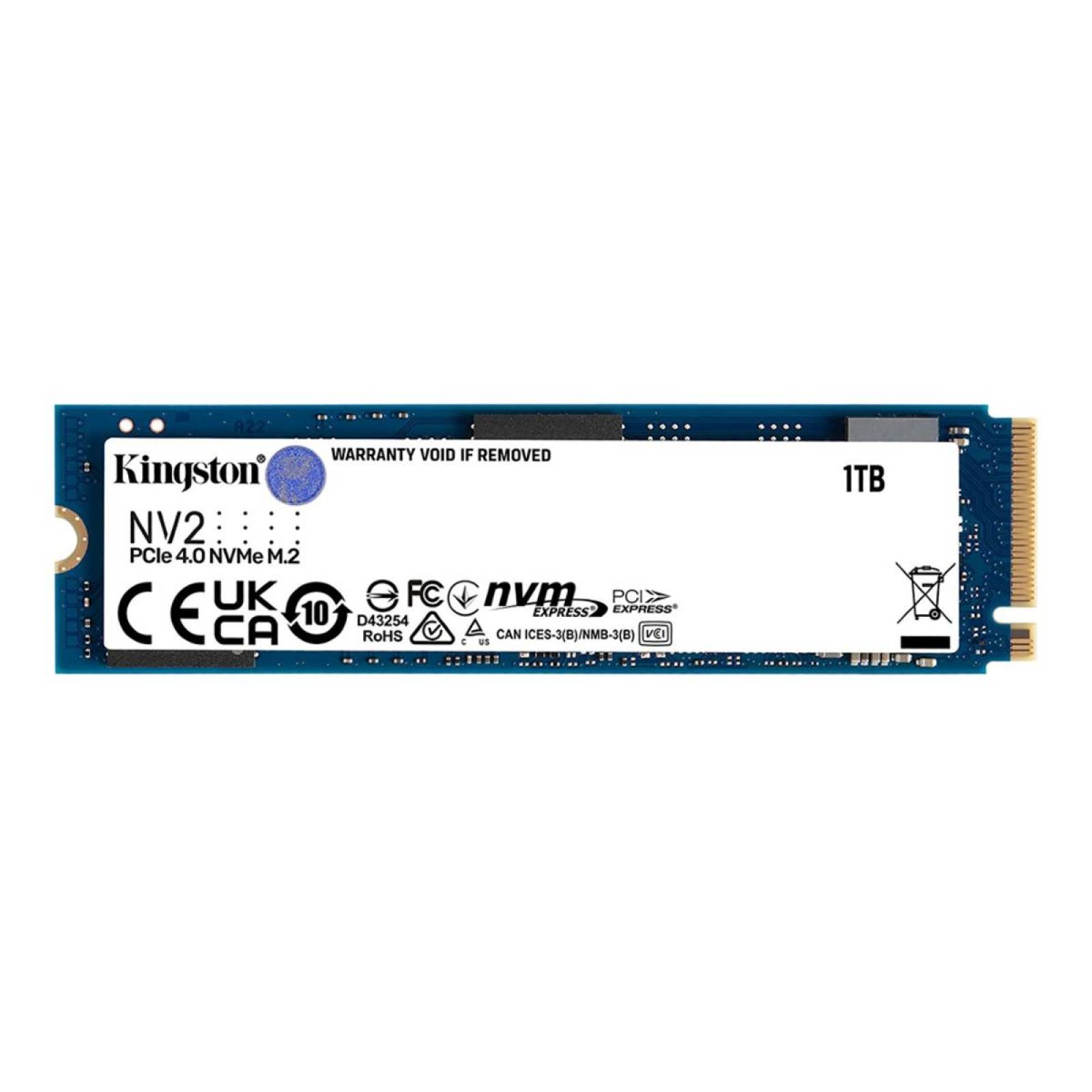 SSD Kingston Nv2 1tb M.2 2100mb/S 