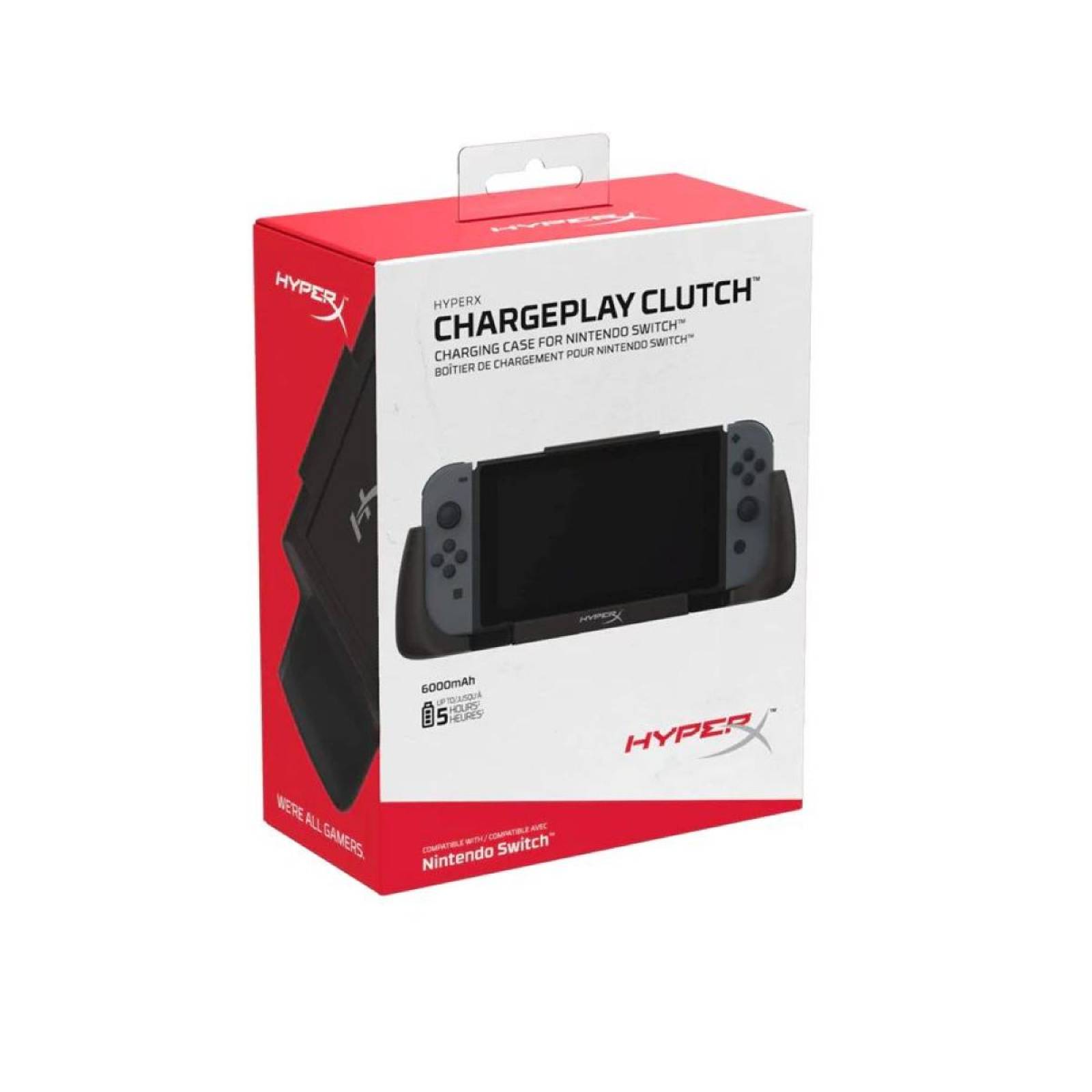 Estación de Carga HyperX ChargePlay Clutch Para Nintendo Switch Negro