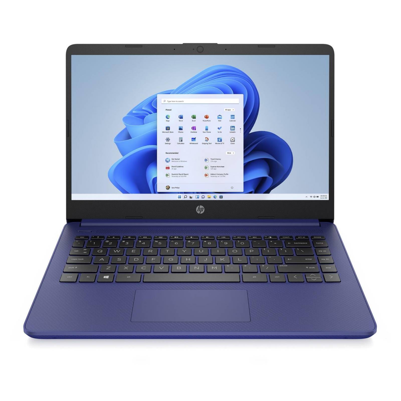 Laptop Hp 14-DQ2521LA Core i3 8GB 256GB 14 Windows 11 Home Azul 