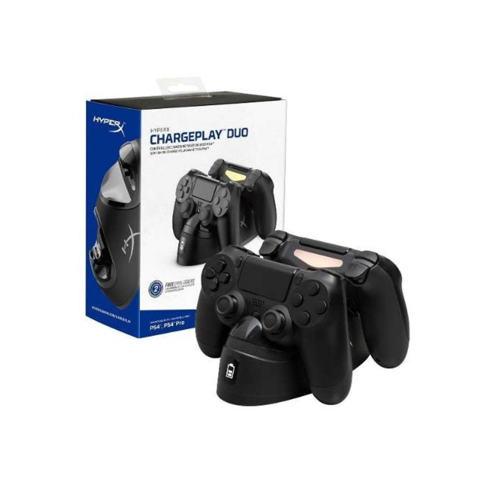 Estacion De Carga HYPERX Dual Para Controles PS4 