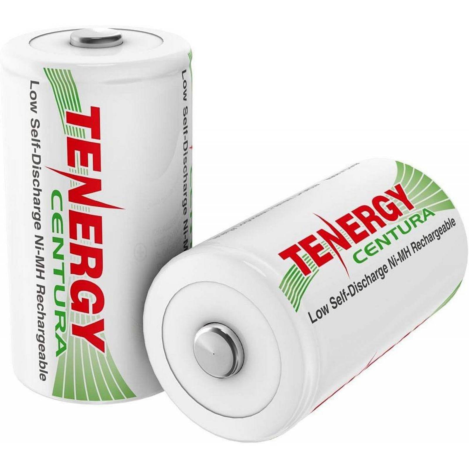 2 Baterias Recargables Tipo D 8000mah Tenergy Centura