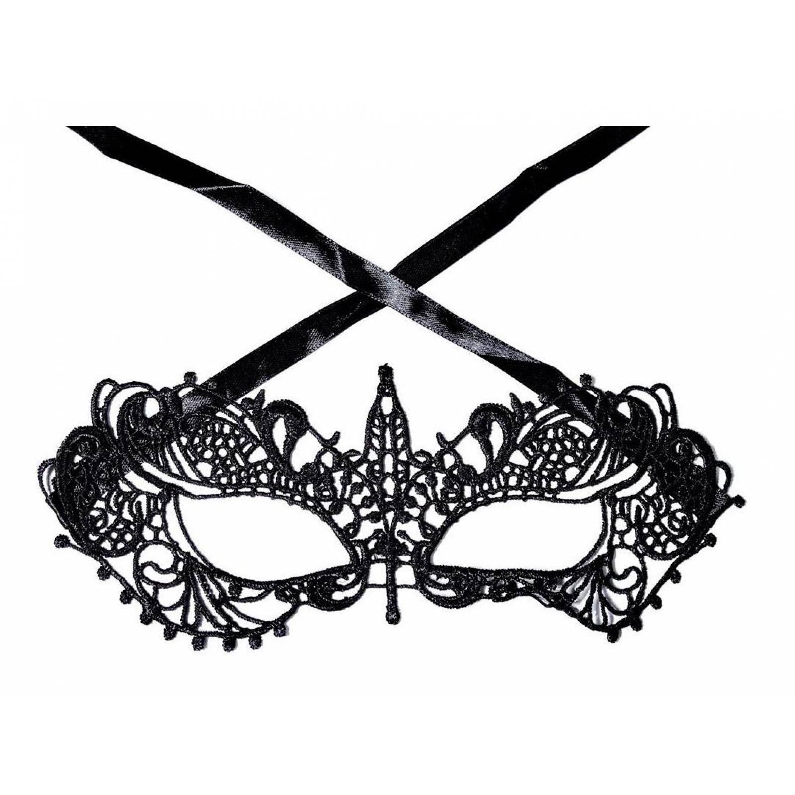 Antifaz De Encaje Fiesta Con Mascada Moda Mujer 