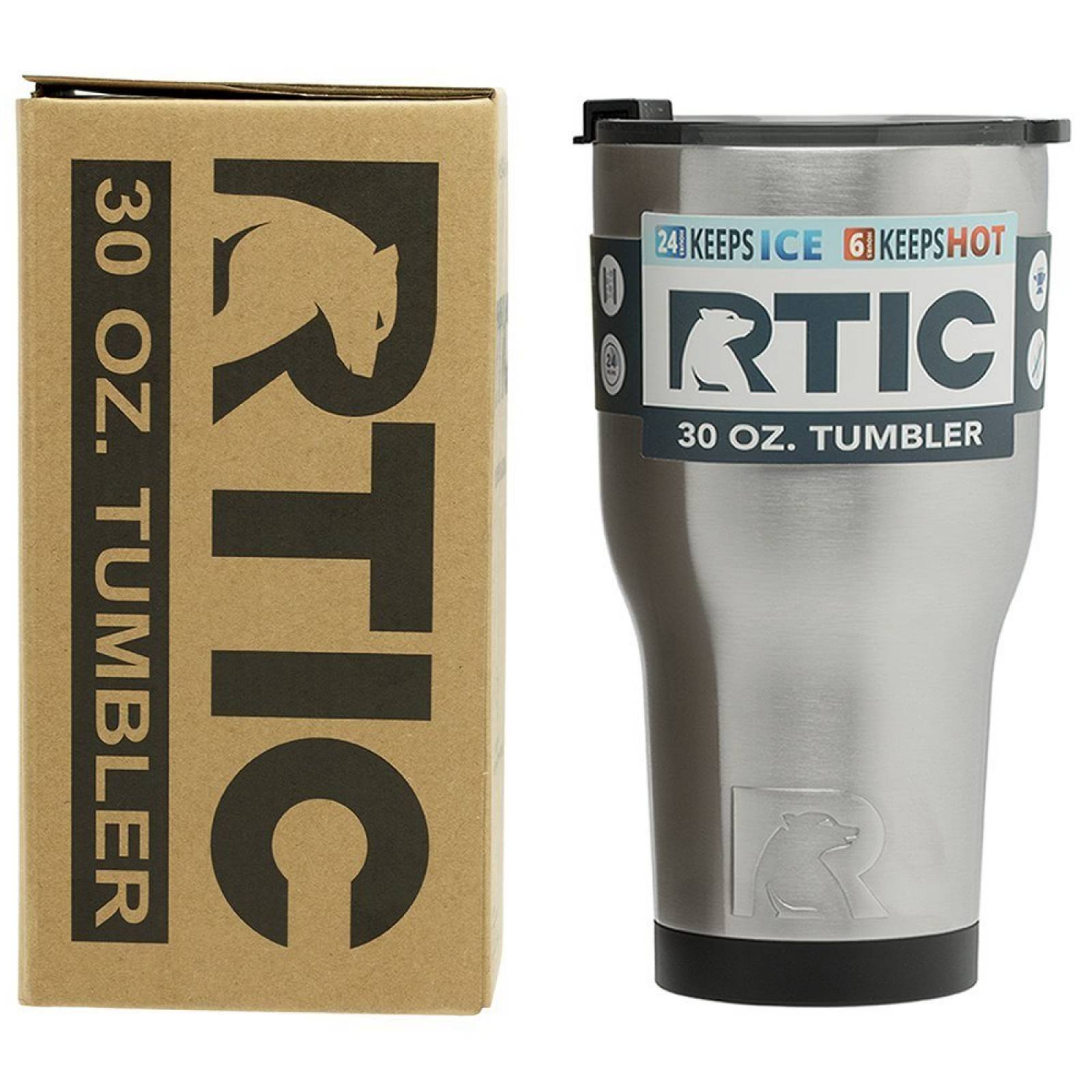 RTIC Tumbler 30 oz. Stainless   1052